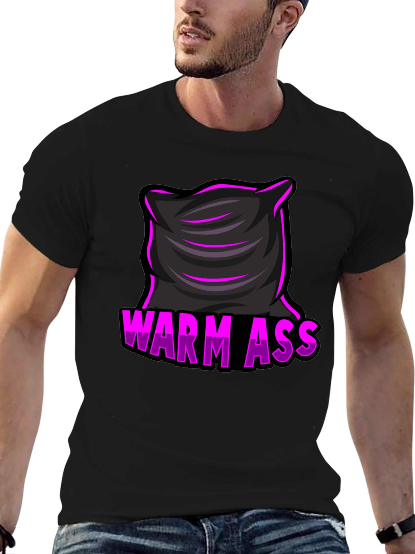 Warm Ass Pillow T-Shirt - Funny Graphic Tee