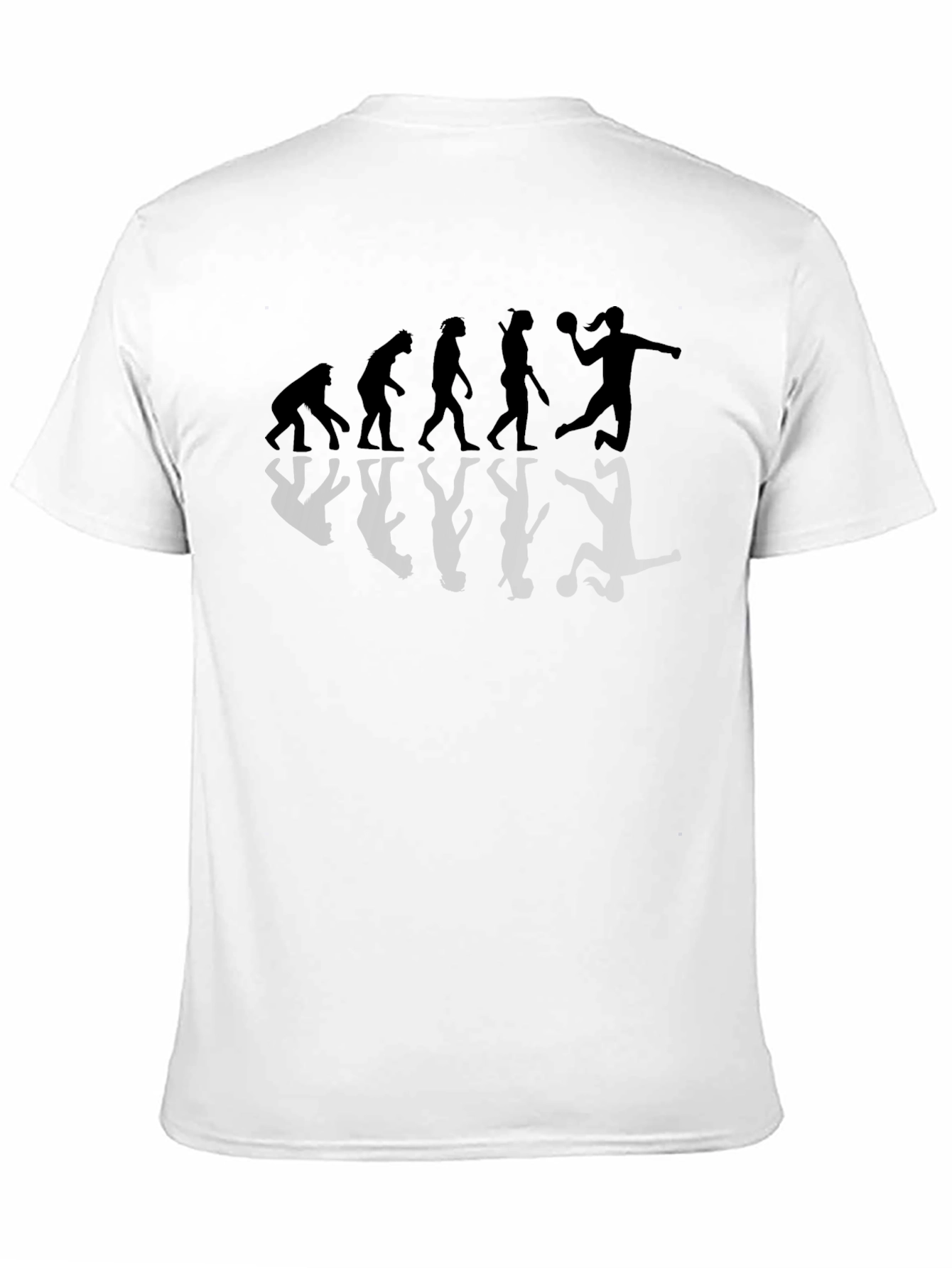 Evolution Handball Player Graphic T-Shirt
