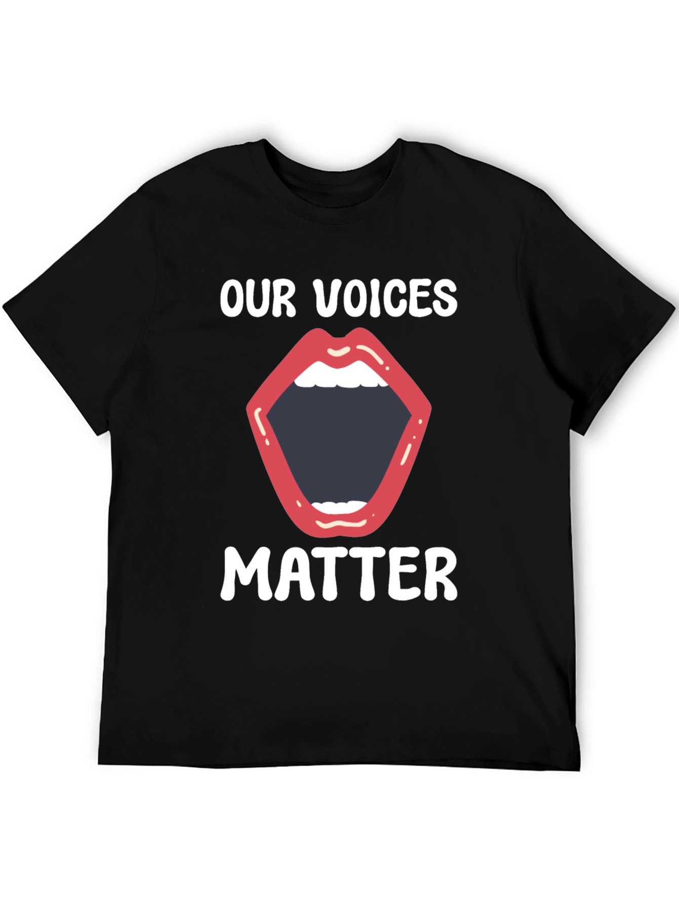 Our Voices Matter Graphic Tee - Black