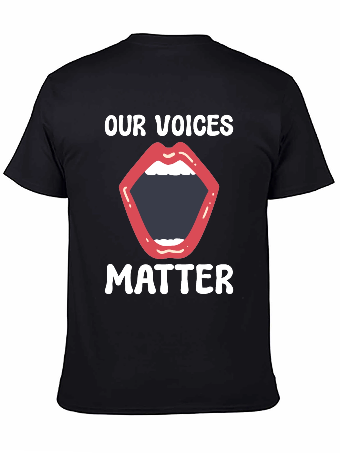 Our Voices Matter Graphic Tee - Black