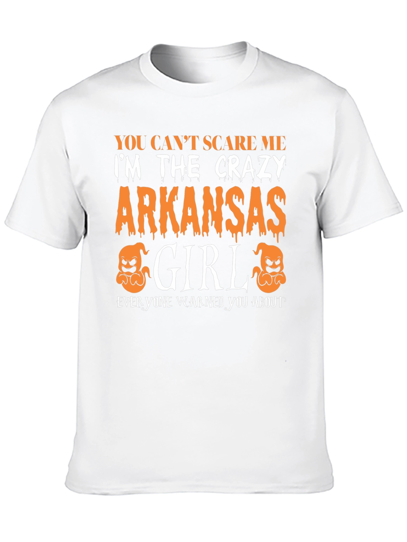 Crazy Arkansas Girl Halloween T-Shirt