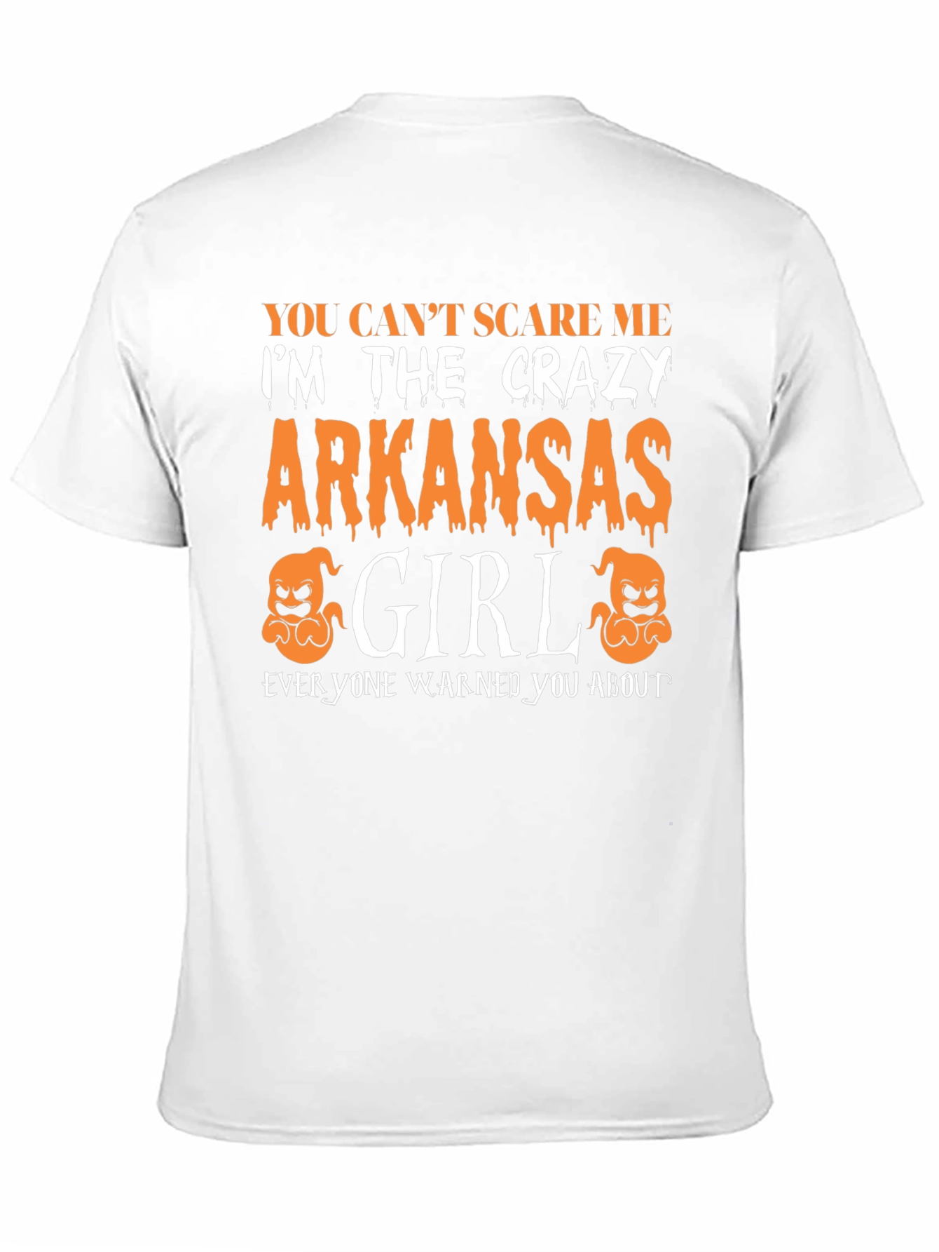 Crazy Arkansas Girl Halloween T-Shirt