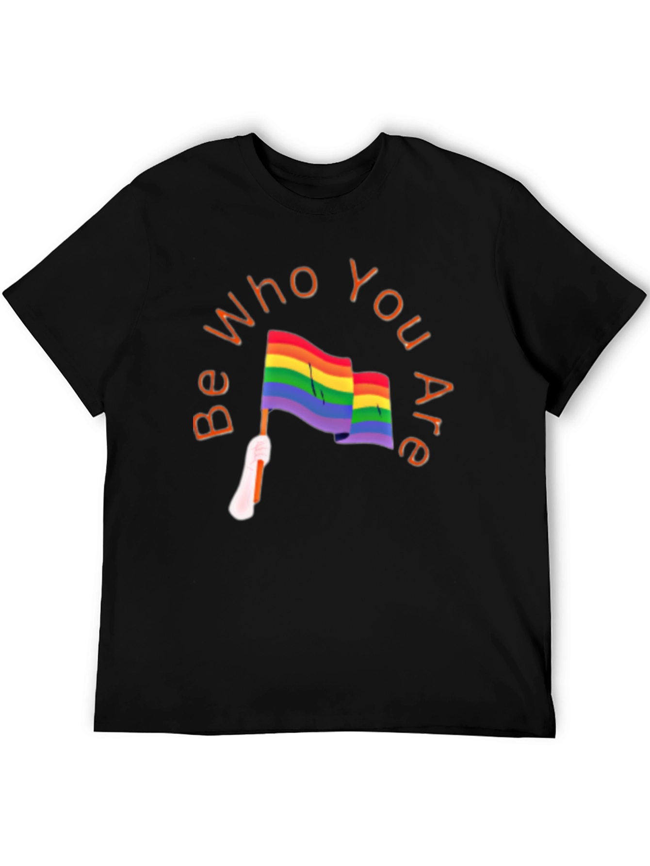 Be Who You Are Pride T-Shirt - Black
