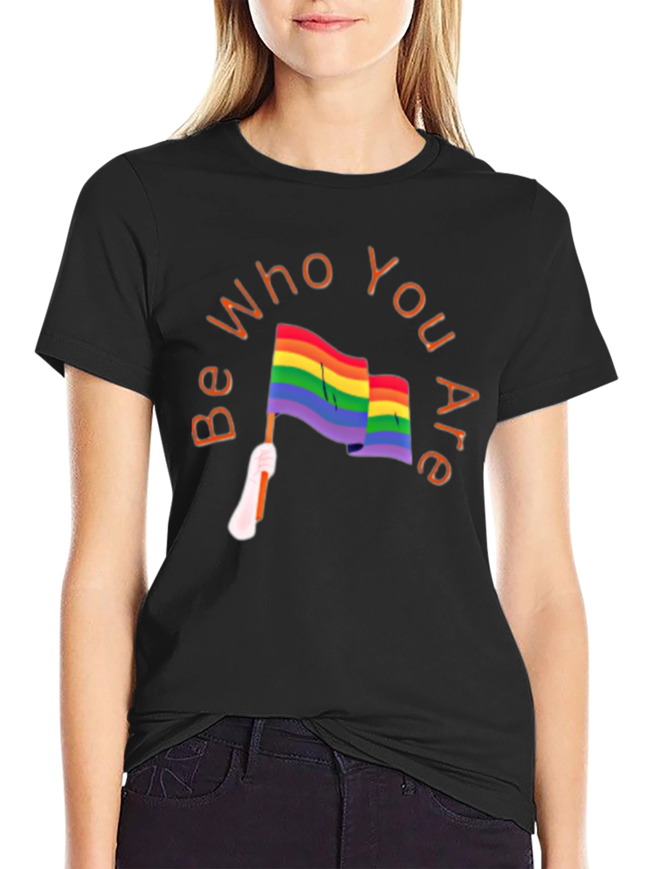 Be Who You Are Pride T-Shirt - Black
