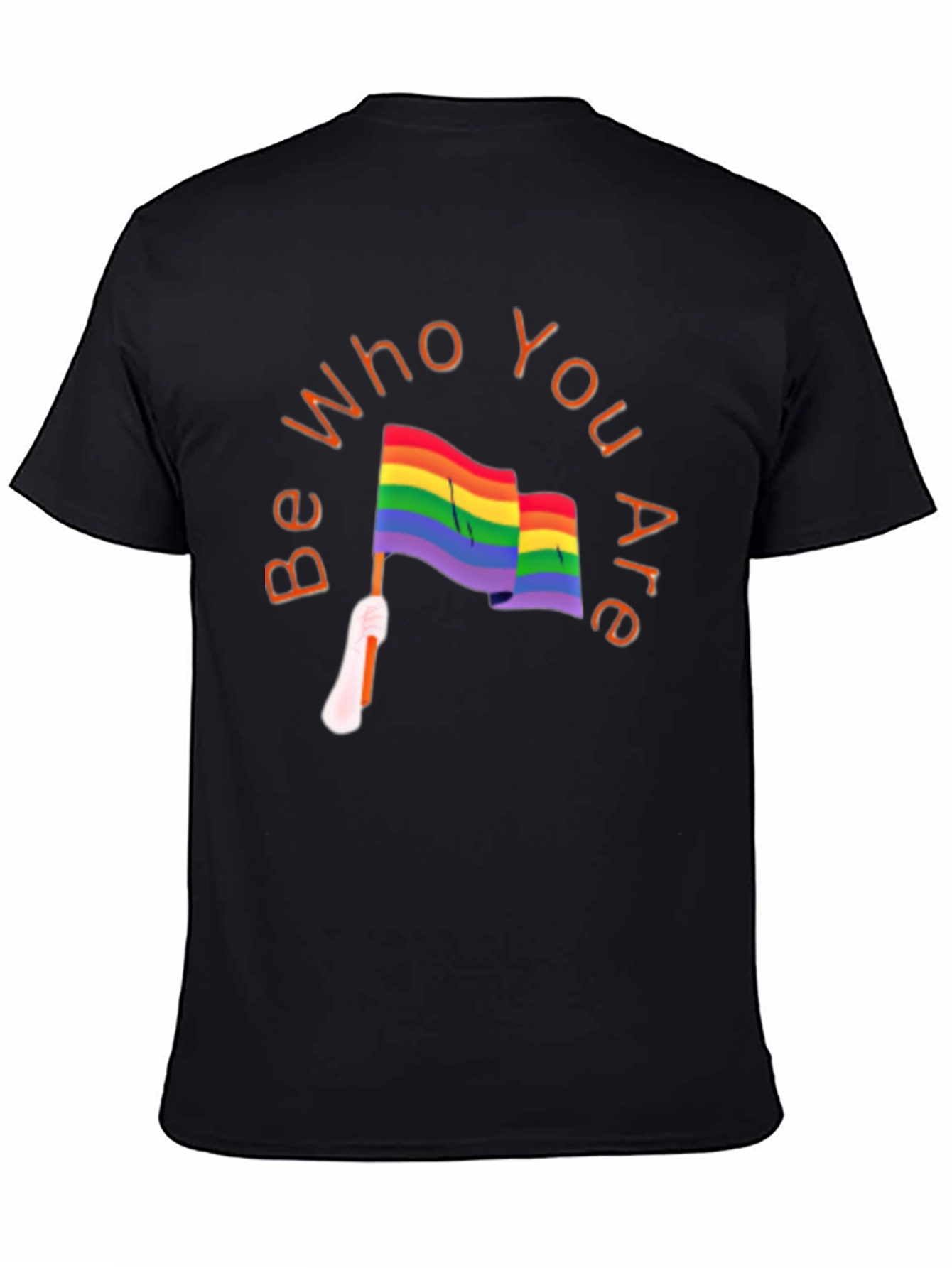 Be Who You Are Pride T-Shirt - Black