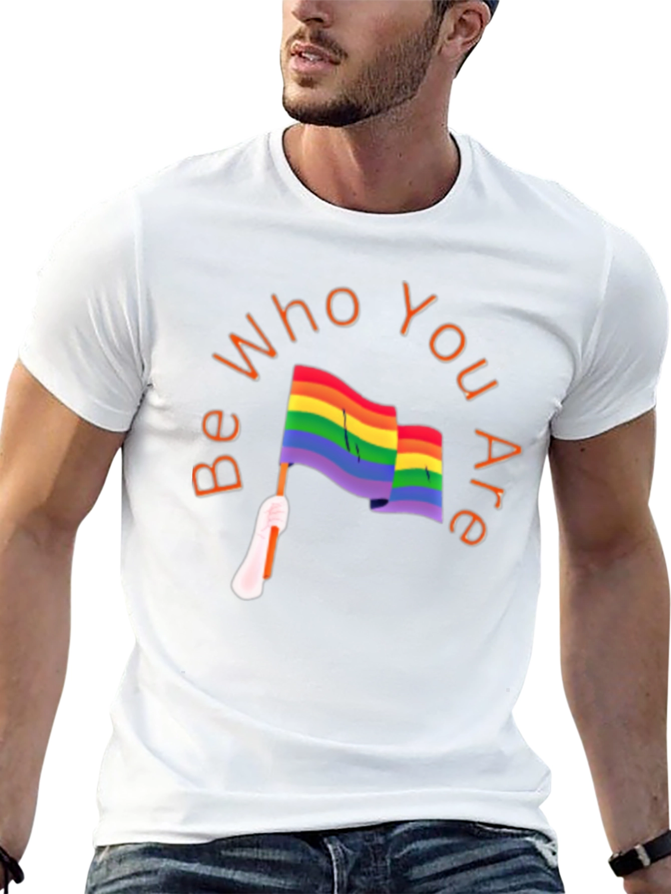 Be Who You Are Pride T-Shirt - Black