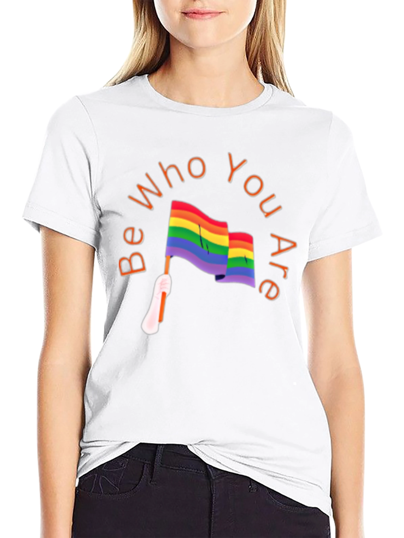 Be Who You Are Pride T-Shirt - Black