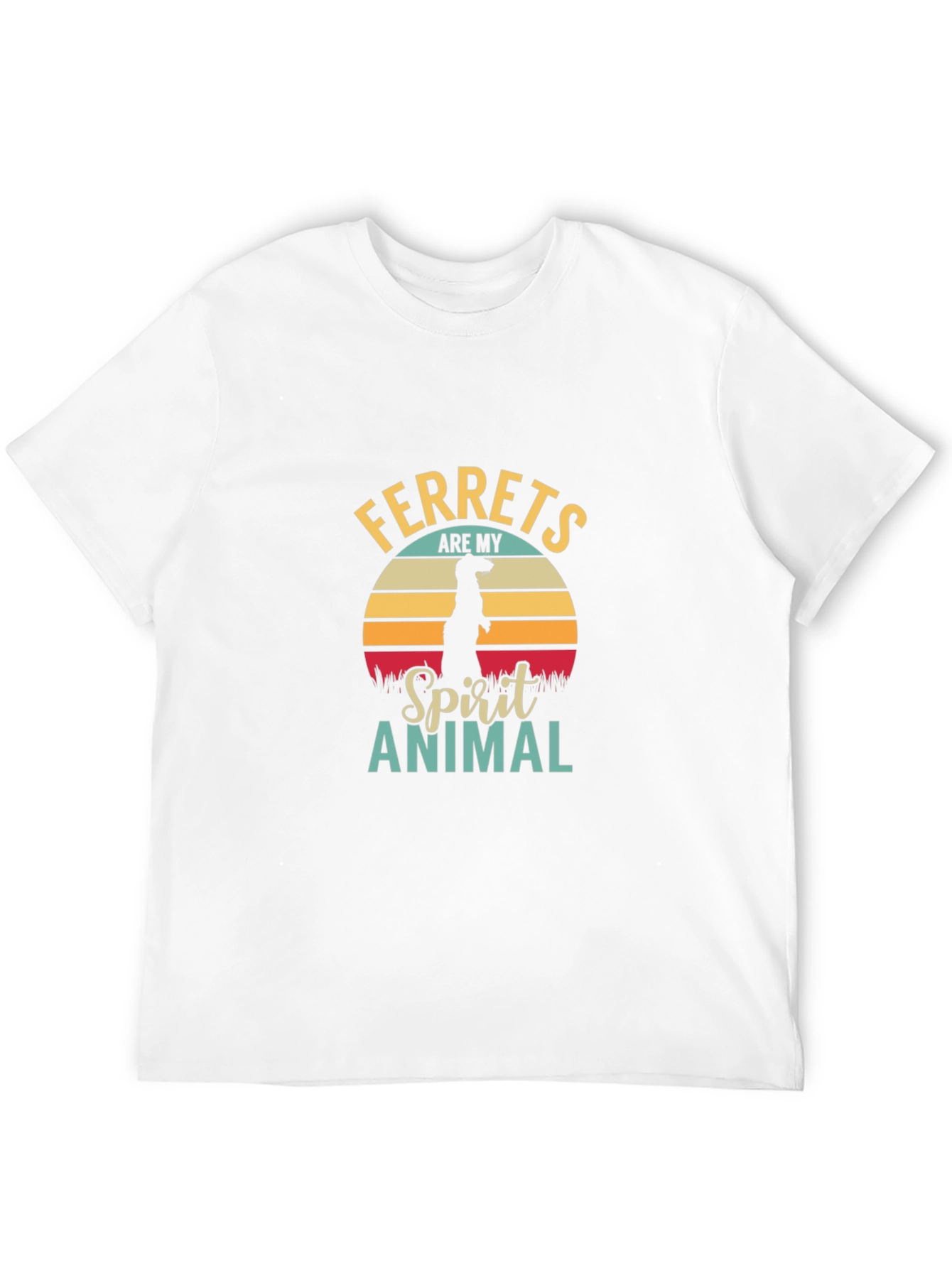 Ferret Spirit Animal Graphic Tee