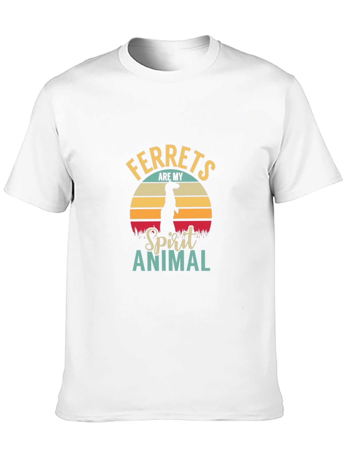 Ferret Spirit Animal Graphic Tee