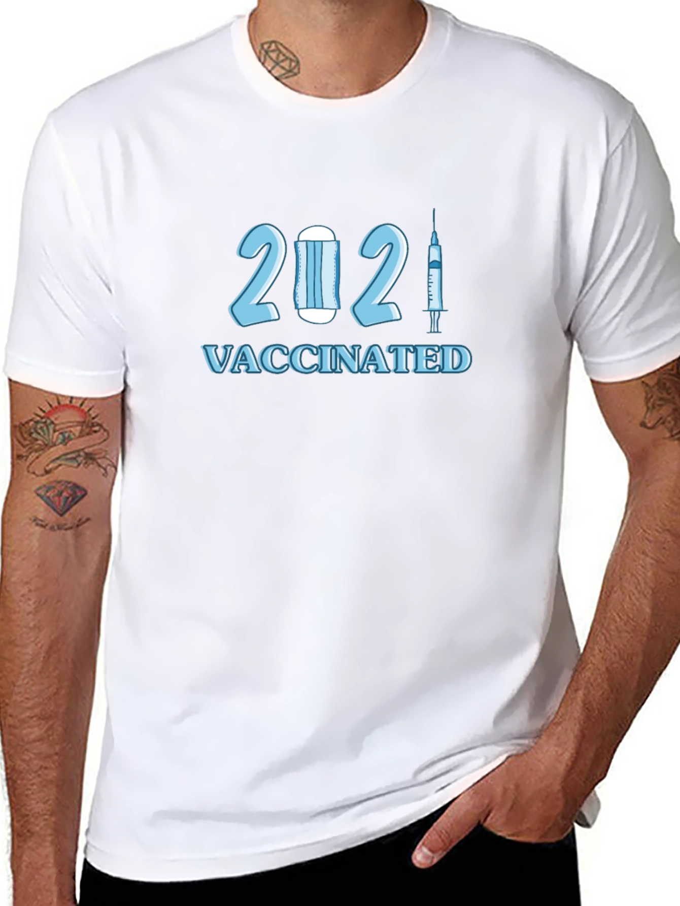 2021 Vaccinated Graphic T-Shirt