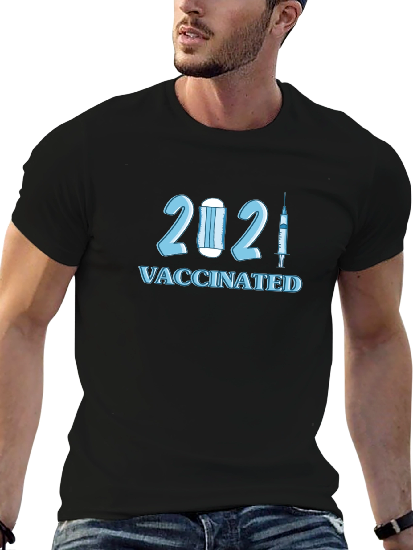 2021 Vaccinated Graphic T-Shirt