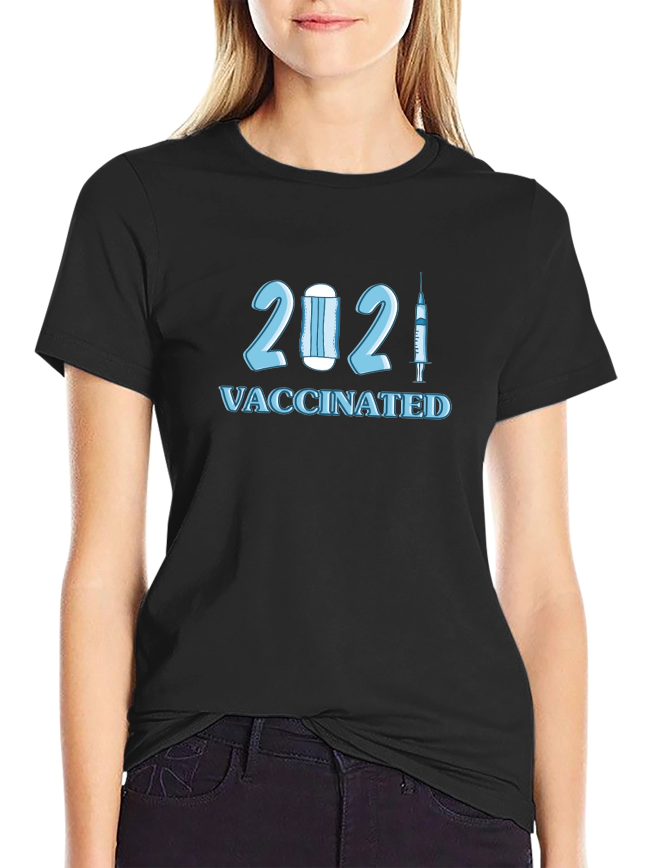 2021 Vaccinated Graphic T-Shirt