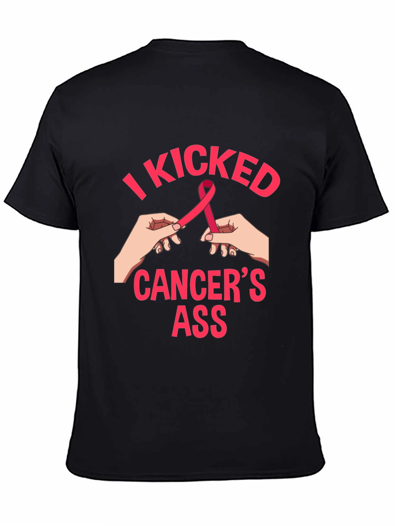I Kicked Cancers Ass Graphic Tee