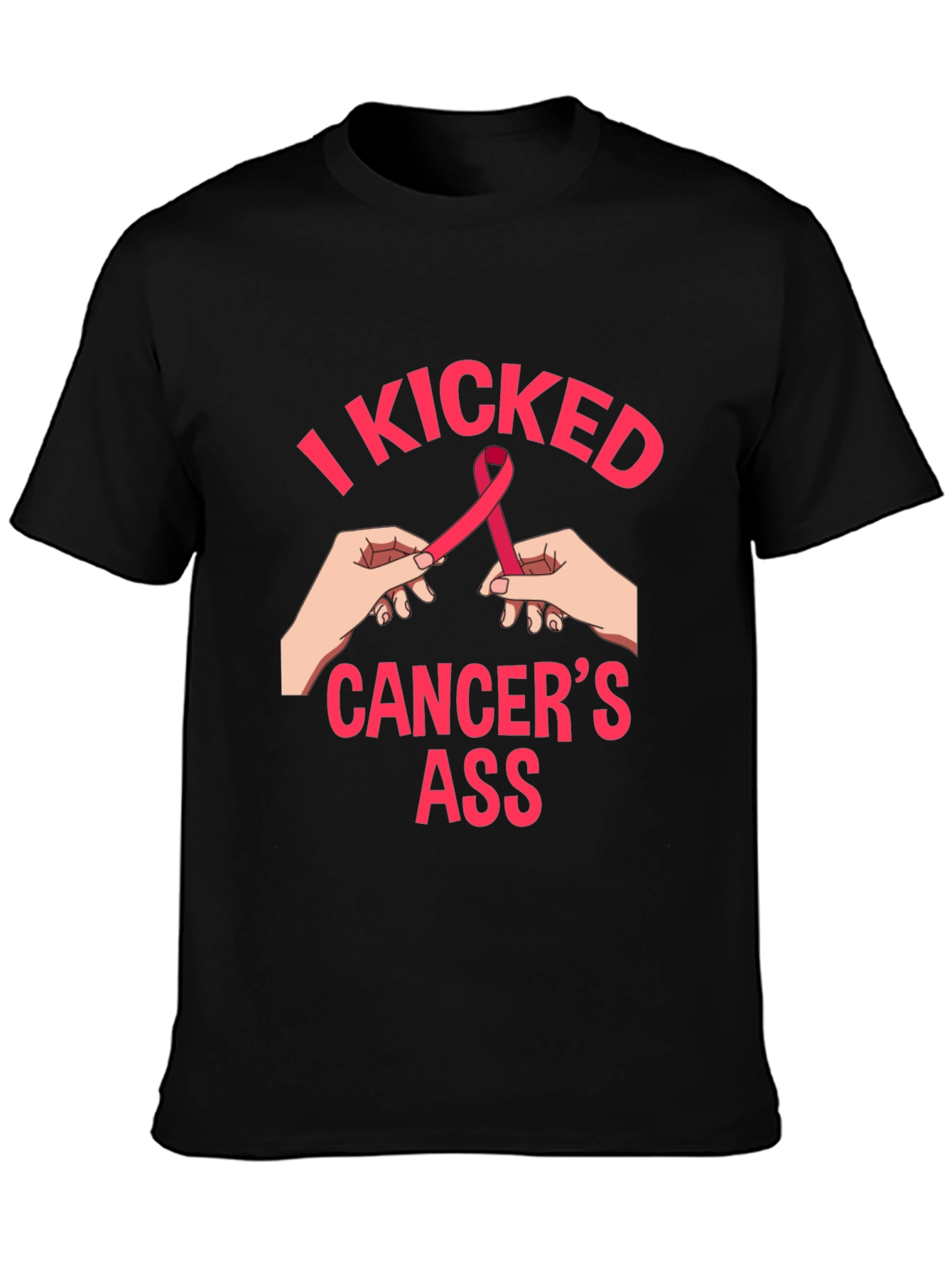 I Kicked Cancers Ass Graphic Tee
