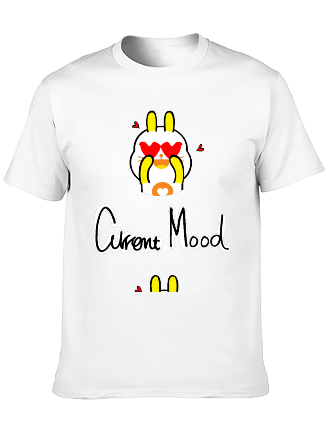 Current Mood Graphic Tee - Stylish Black T-Shirt