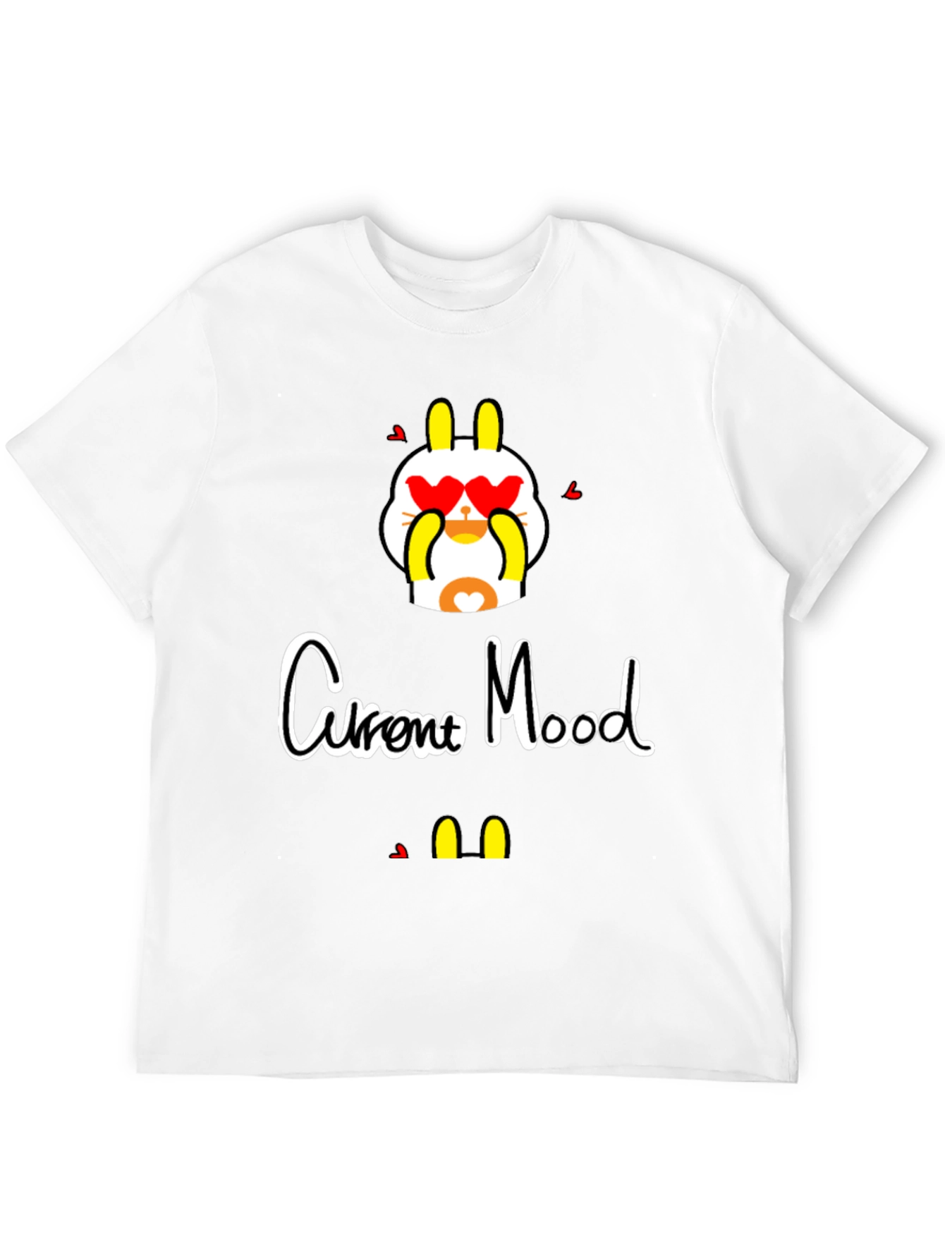 Current Mood Graphic Tee - Stylish Black T-Shirt