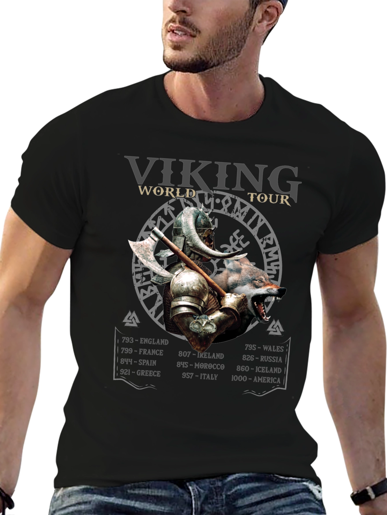 Viking World Tour Graphic T-Shirt