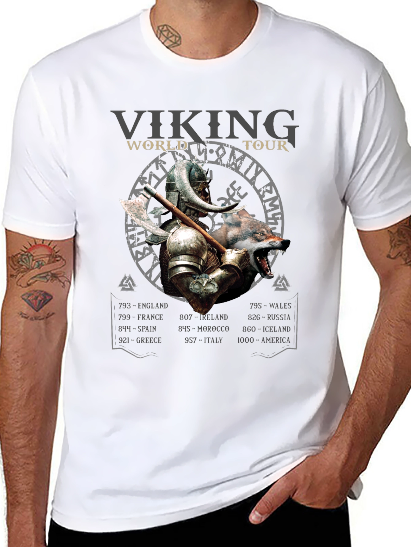 Viking World Tour Graphic T-Shirt