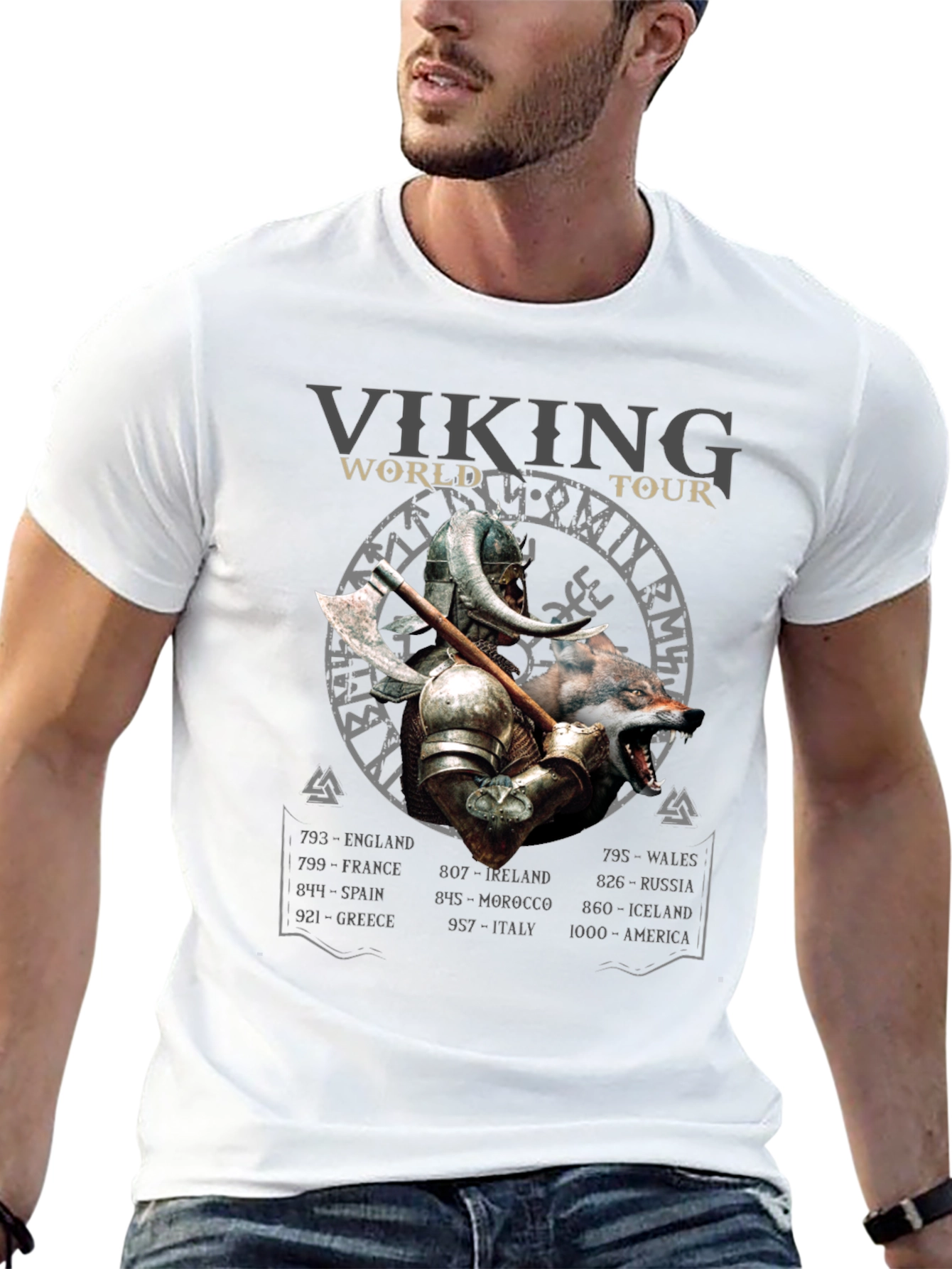 Viking World Tour Graphic T-Shirt