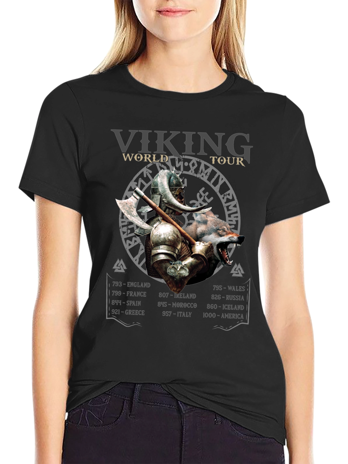 Viking World Tour Graphic T-Shirt