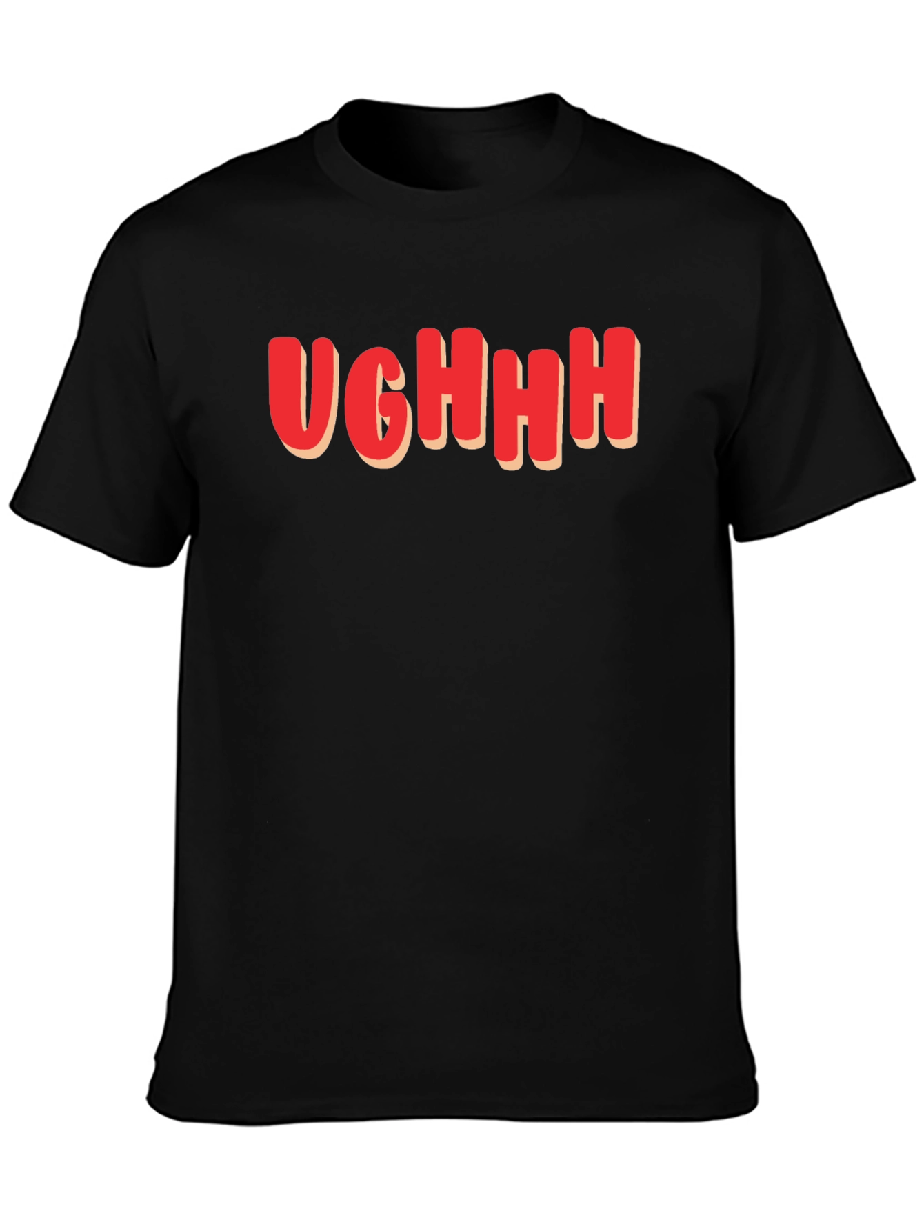 Ughhh Graphic Tee - Soft Cotton Blend