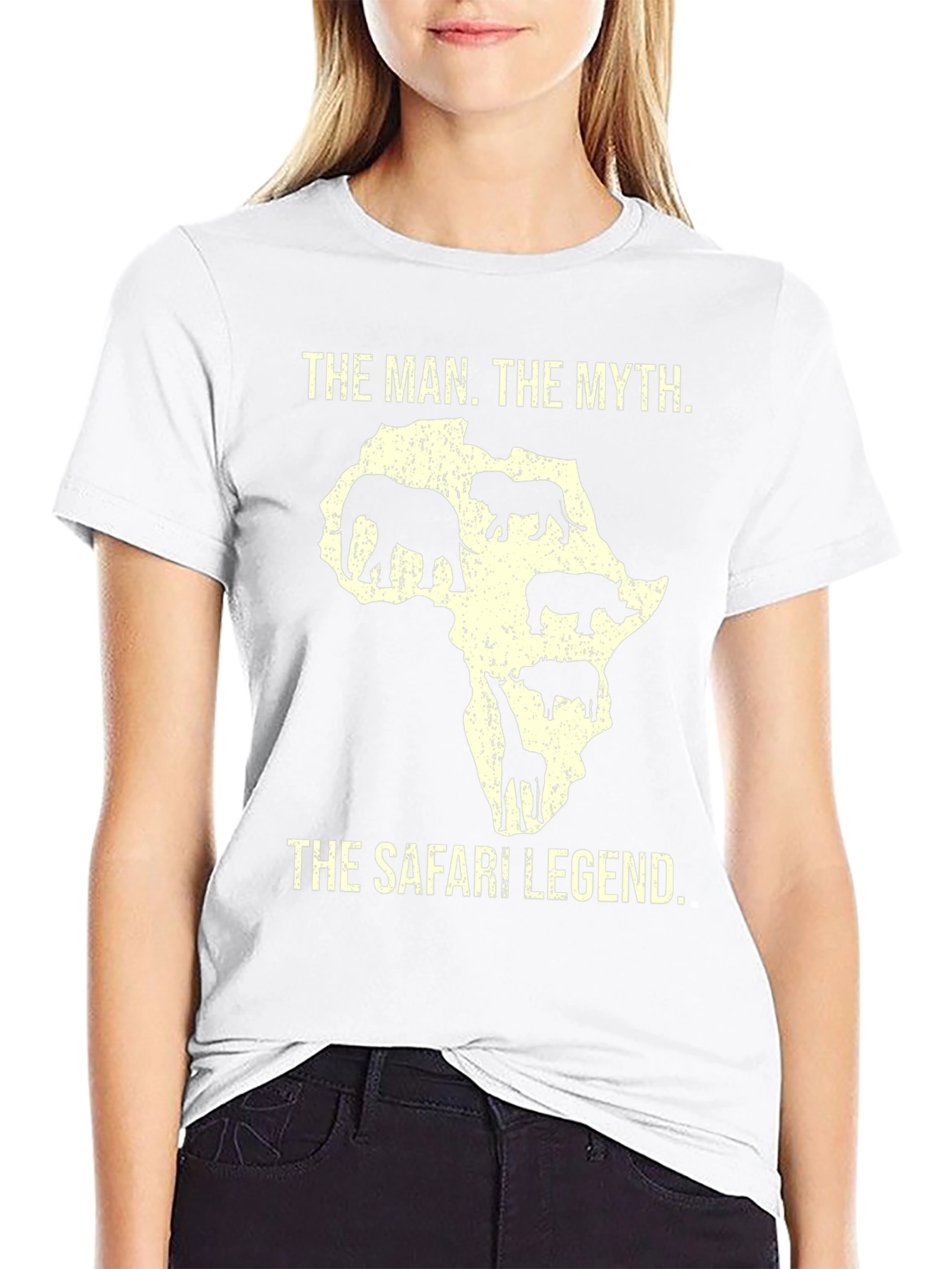 Safari Legend Graphic Tee - Wildlife Africa T-Shirt