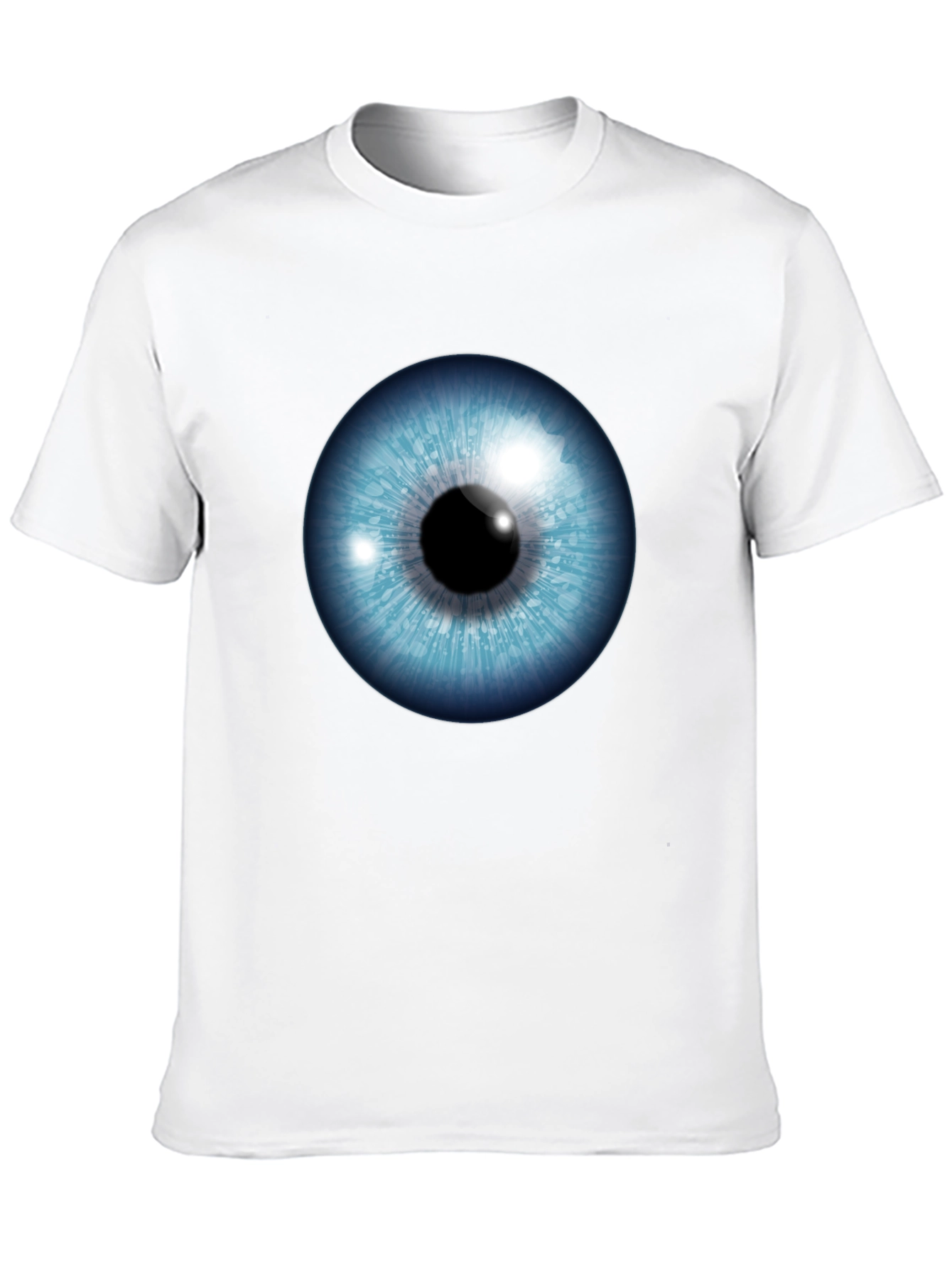 Eye See You - Graphic Print Black T-Shirt