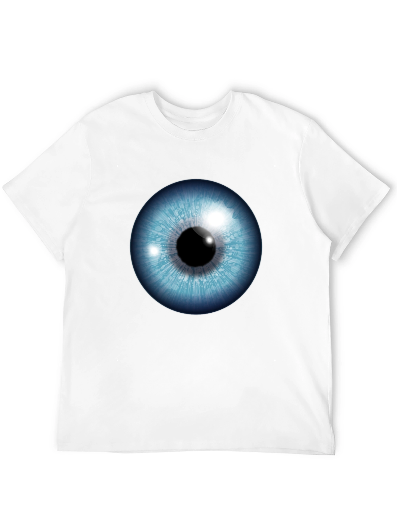 Eye See You - Graphic Print Black T-Shirt