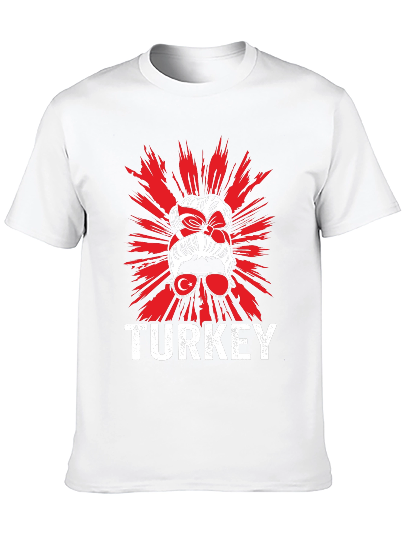 Turkey Messy Bun T-Shirt Turkish Pride Tee