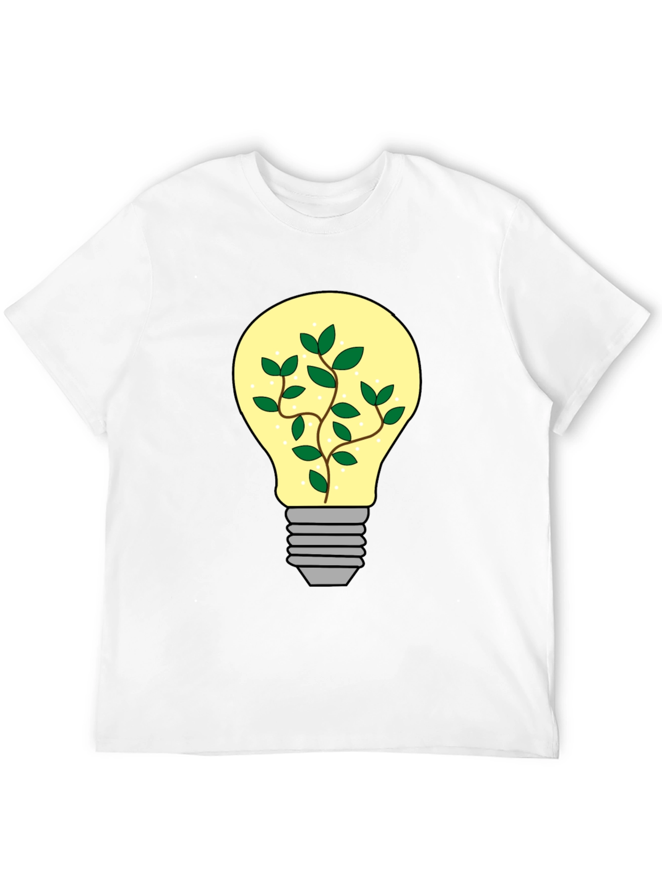 Eco-Friendly Idea Black T-Shirt