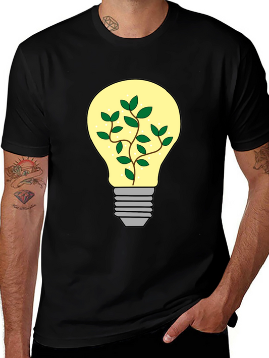 Eco-Friendly Idea Black T-Shirt