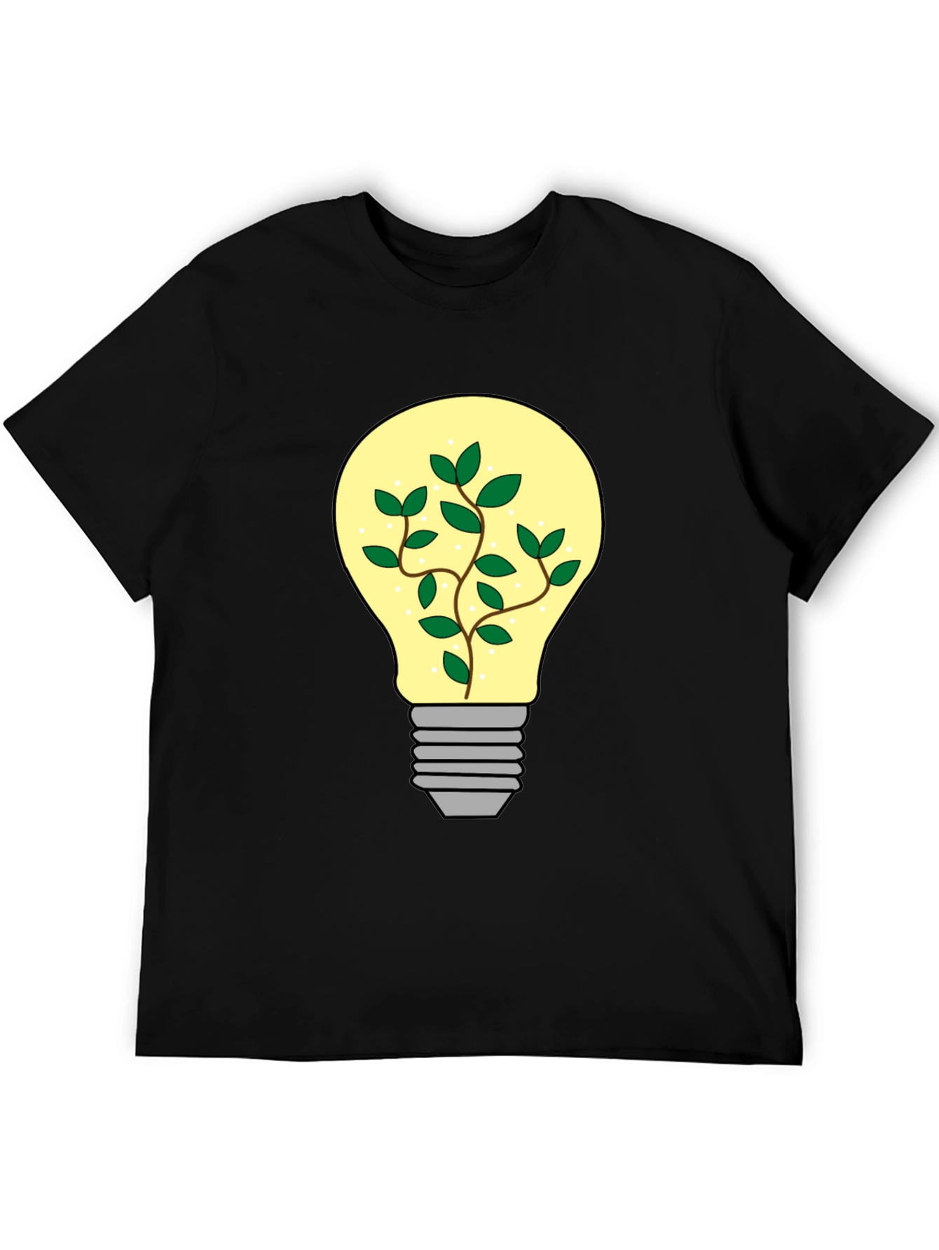 Eco-Friendly Idea Black T-Shirt