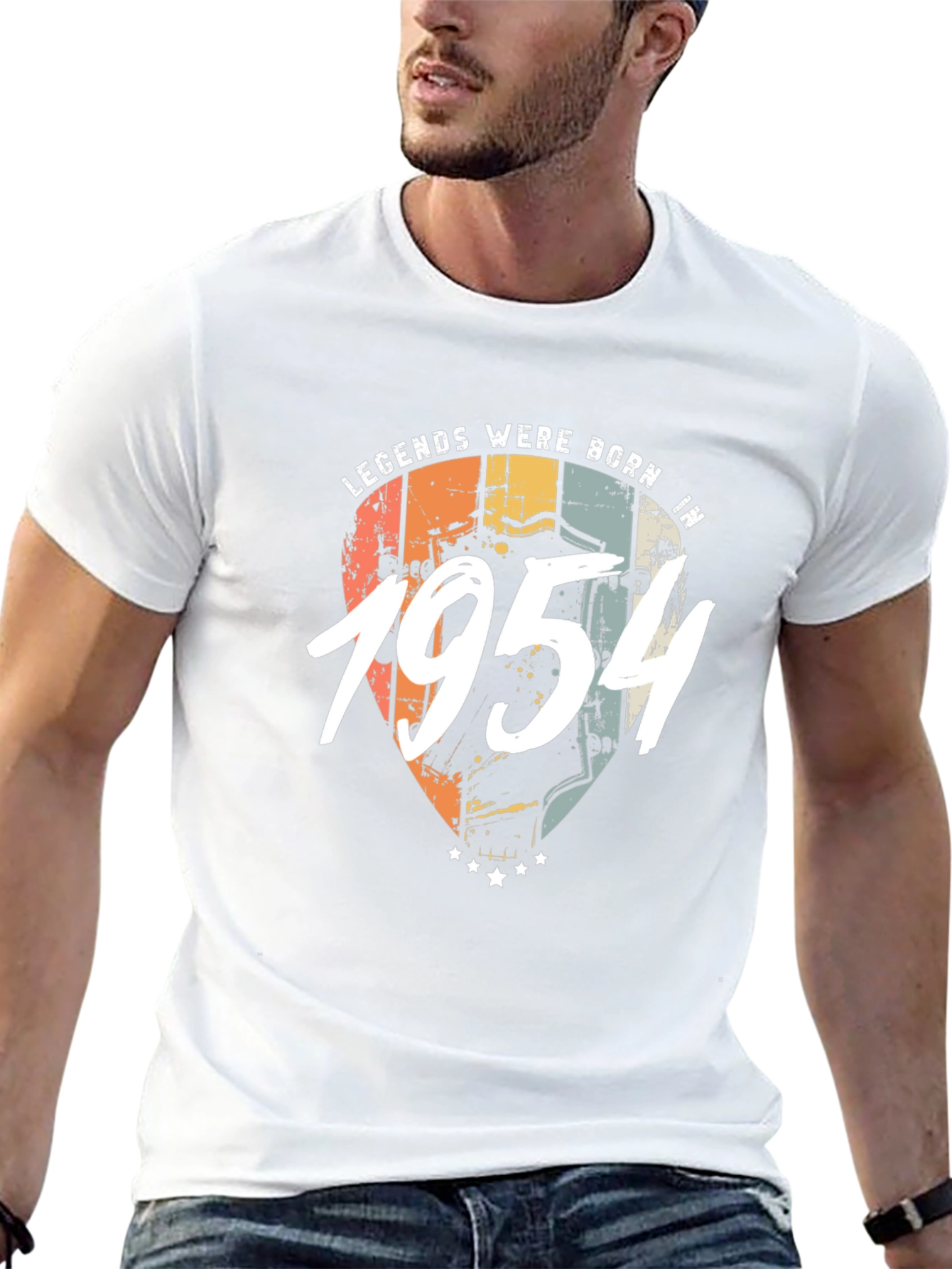 Legends Born in 1954 Black T-Shirt