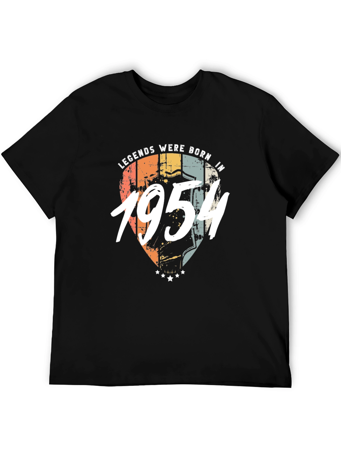 Legends Born in 1954 Black T-Shirt