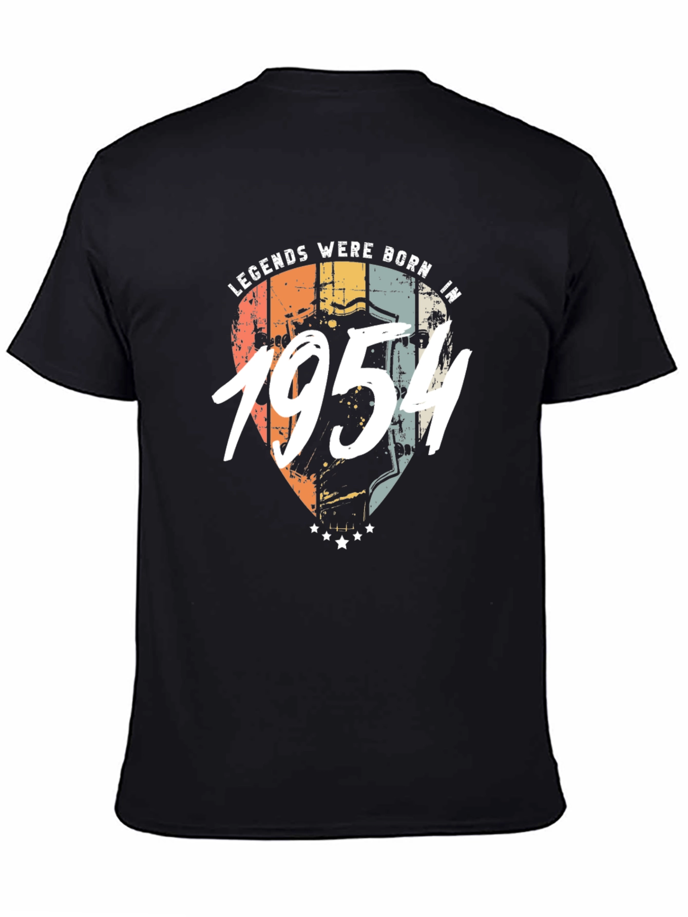 Legends Born in 1954 Black T-Shirt