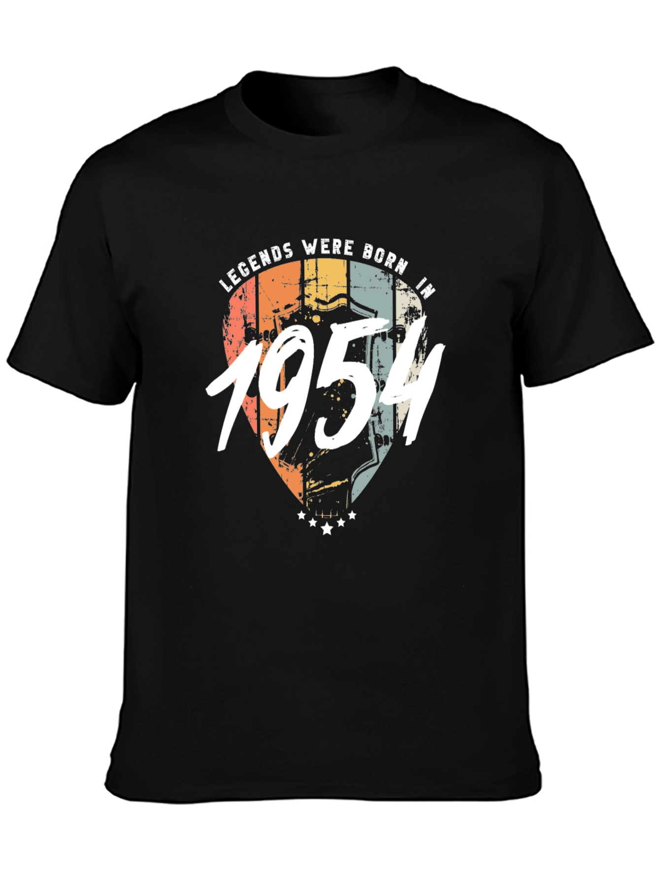 Legends Born in 1954 Black T-Shirt
