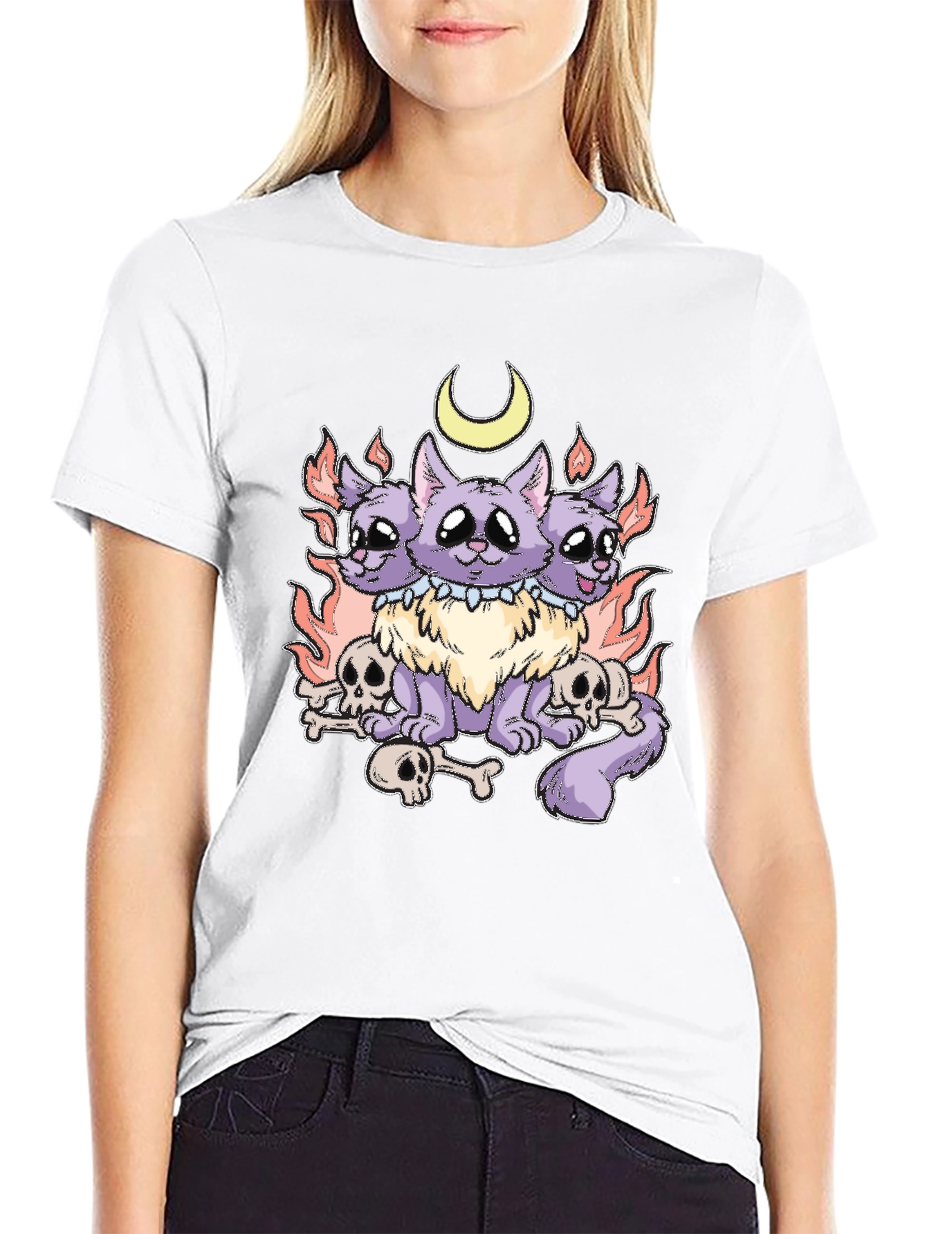 Three-Headed Cat T-Shirt