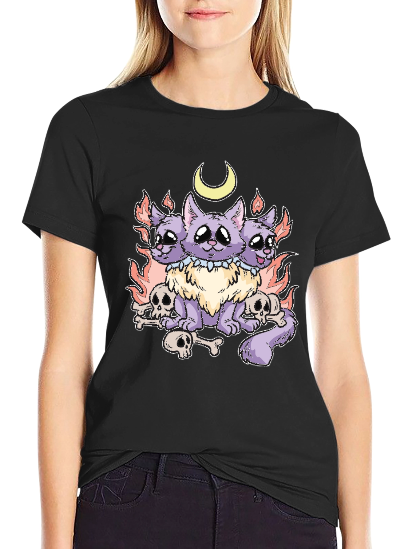 Three-Headed Cat T-Shirt