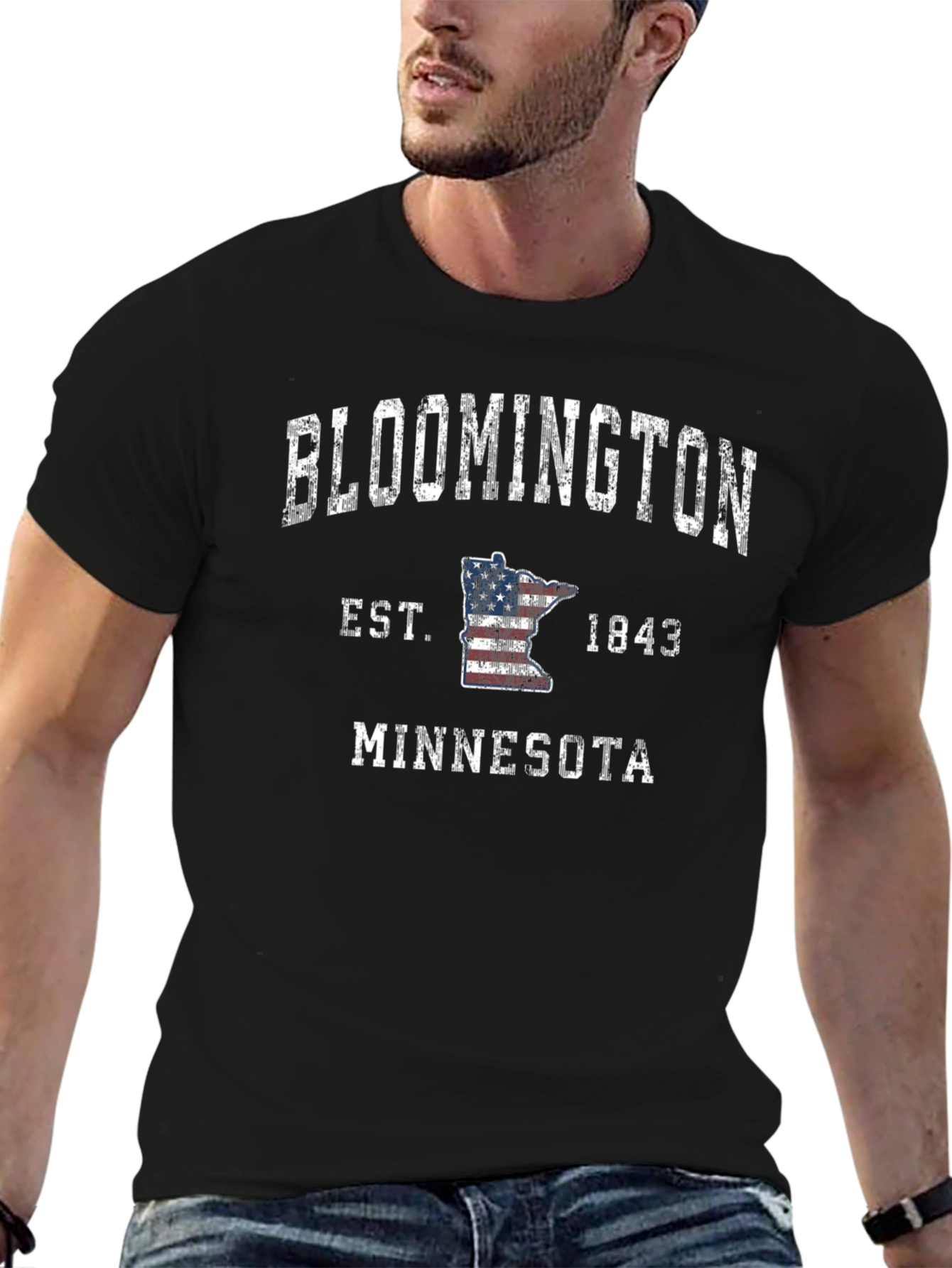 Bloomington Minnesota Black T-Shirt
