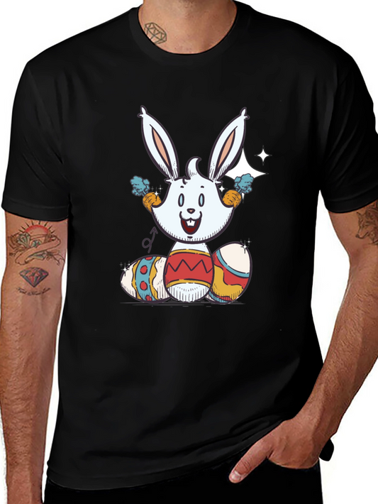 Easter Bunny Eggs Graphic T-Shirt