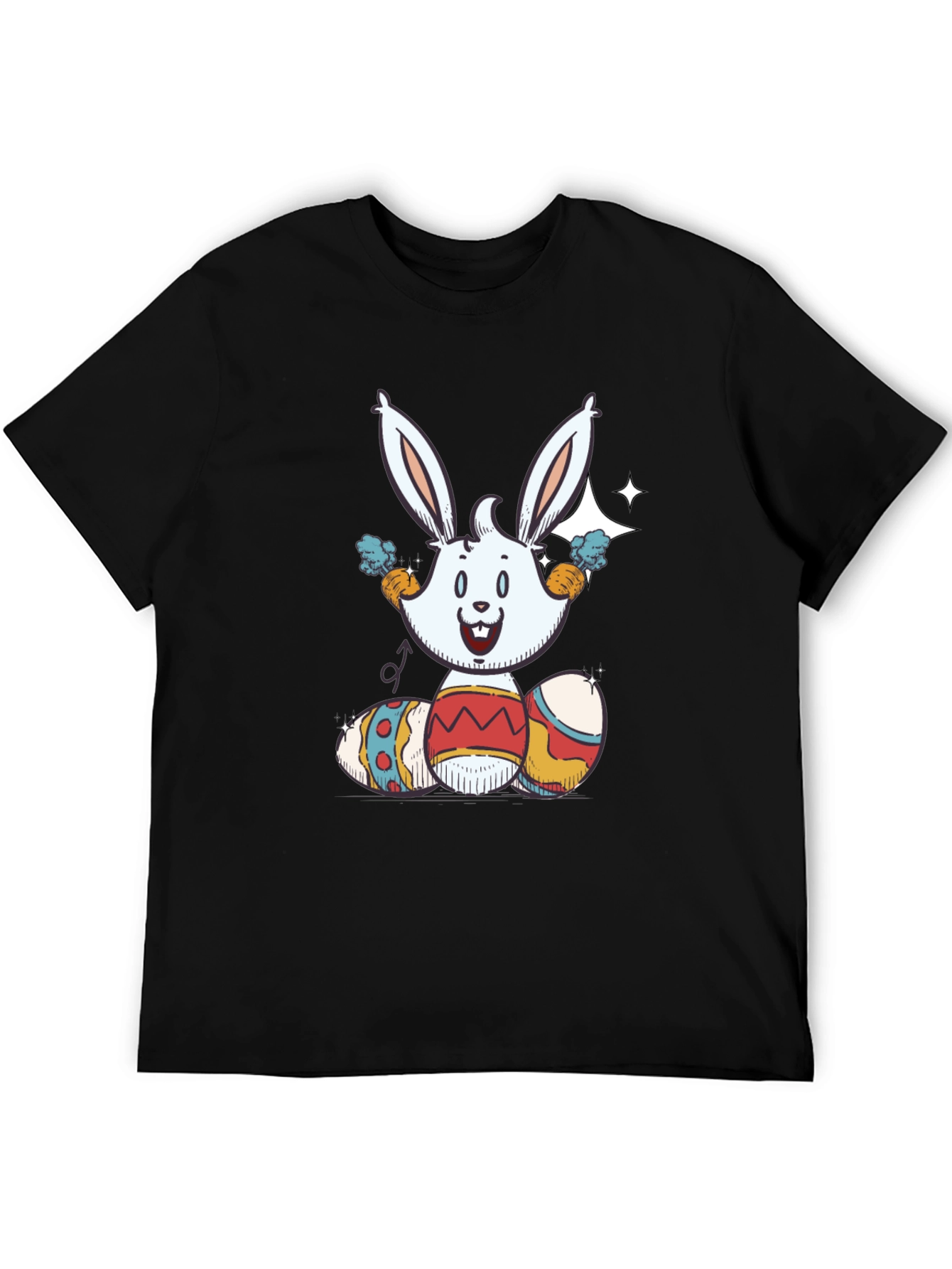 Easter Bunny Eggs Graphic T-Shirt