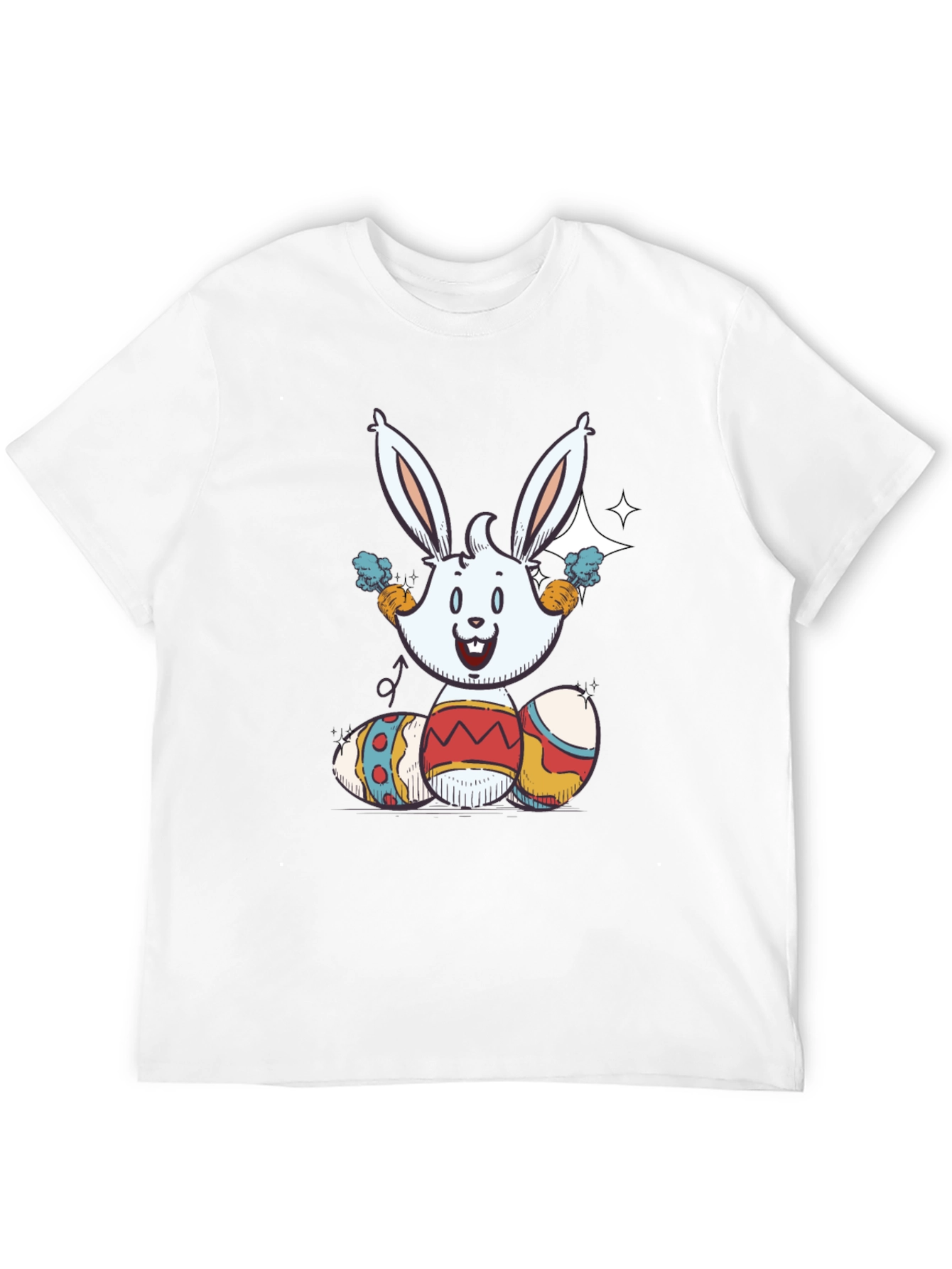 Easter Bunny Eggs Graphic T-Shirt
