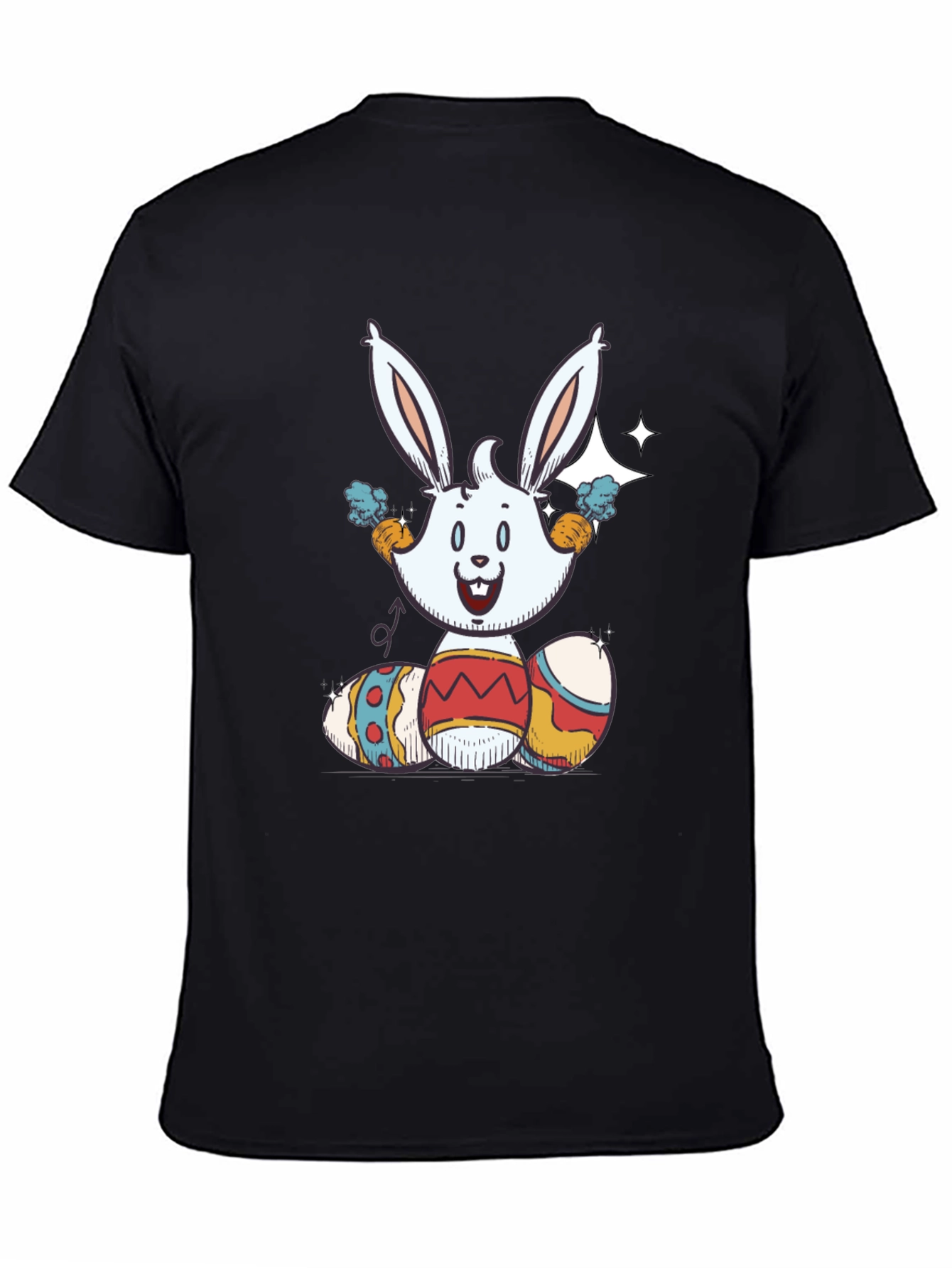 Easter Bunny Eggs Graphic T-Shirt