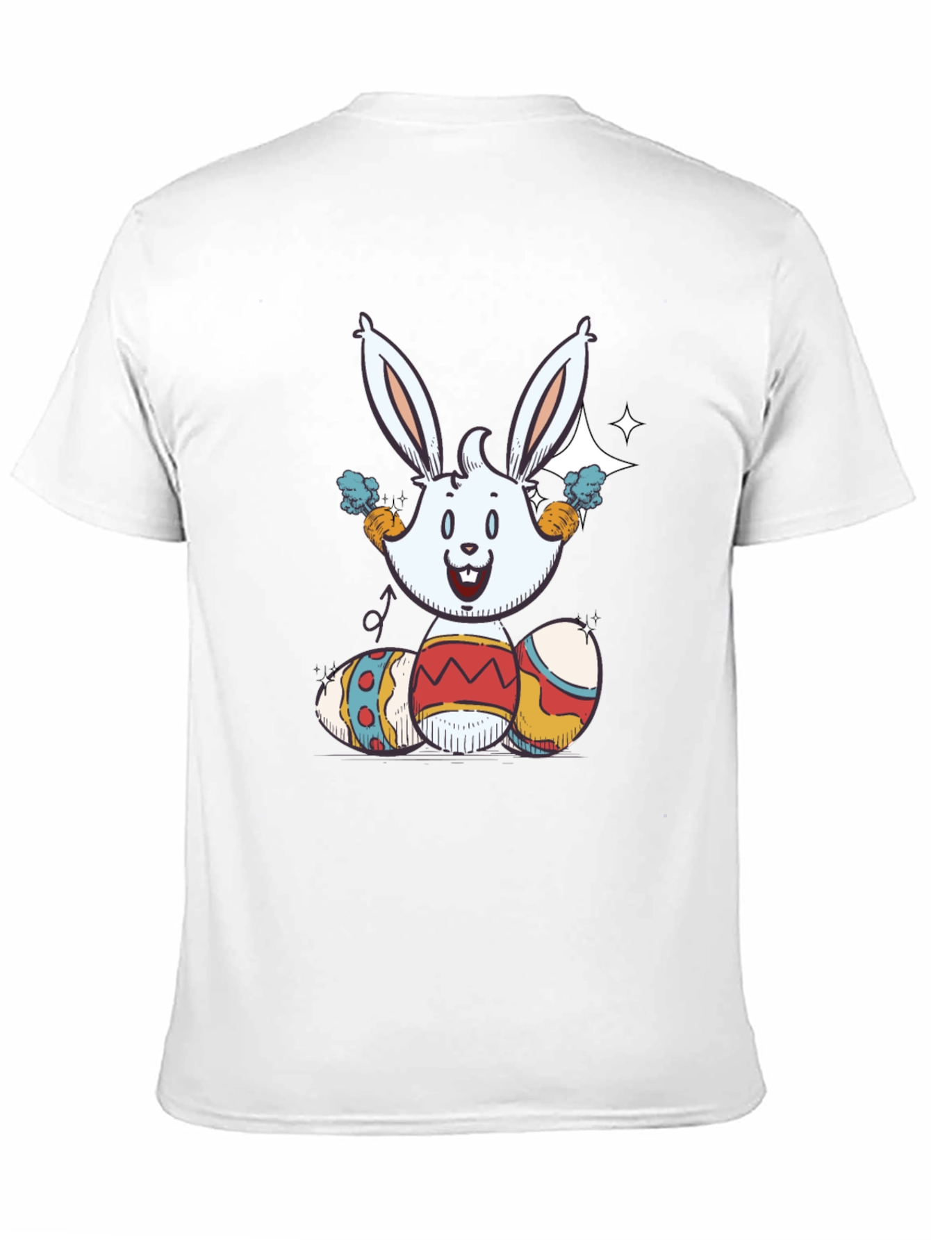 Easter Bunny Eggs Graphic T-Shirt