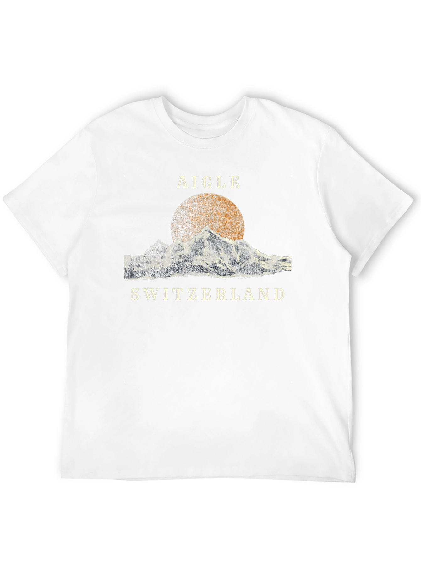 Aigle Switzerland Graphic Tee - Black