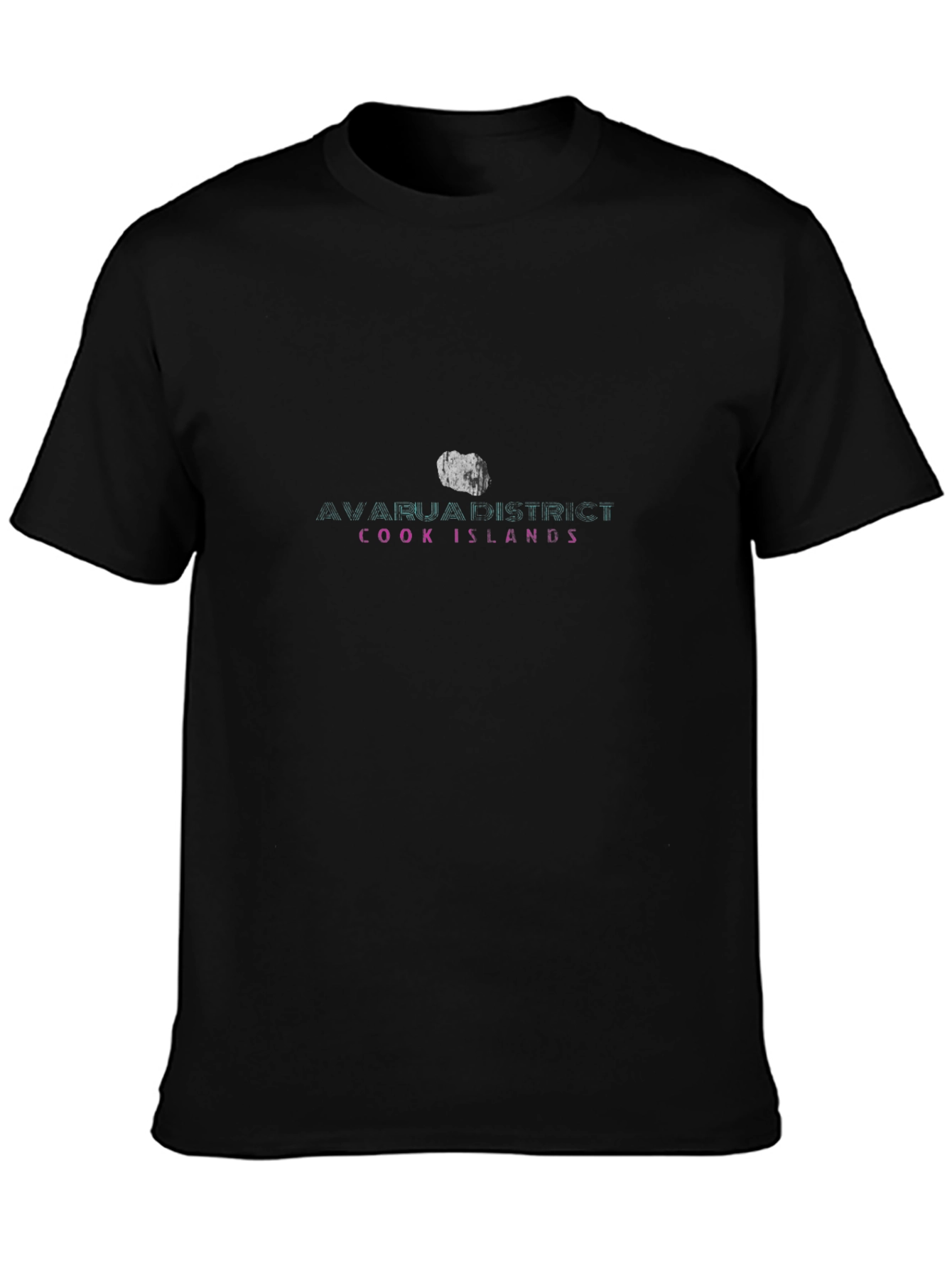 Avarua District Cook Islands Black Tee