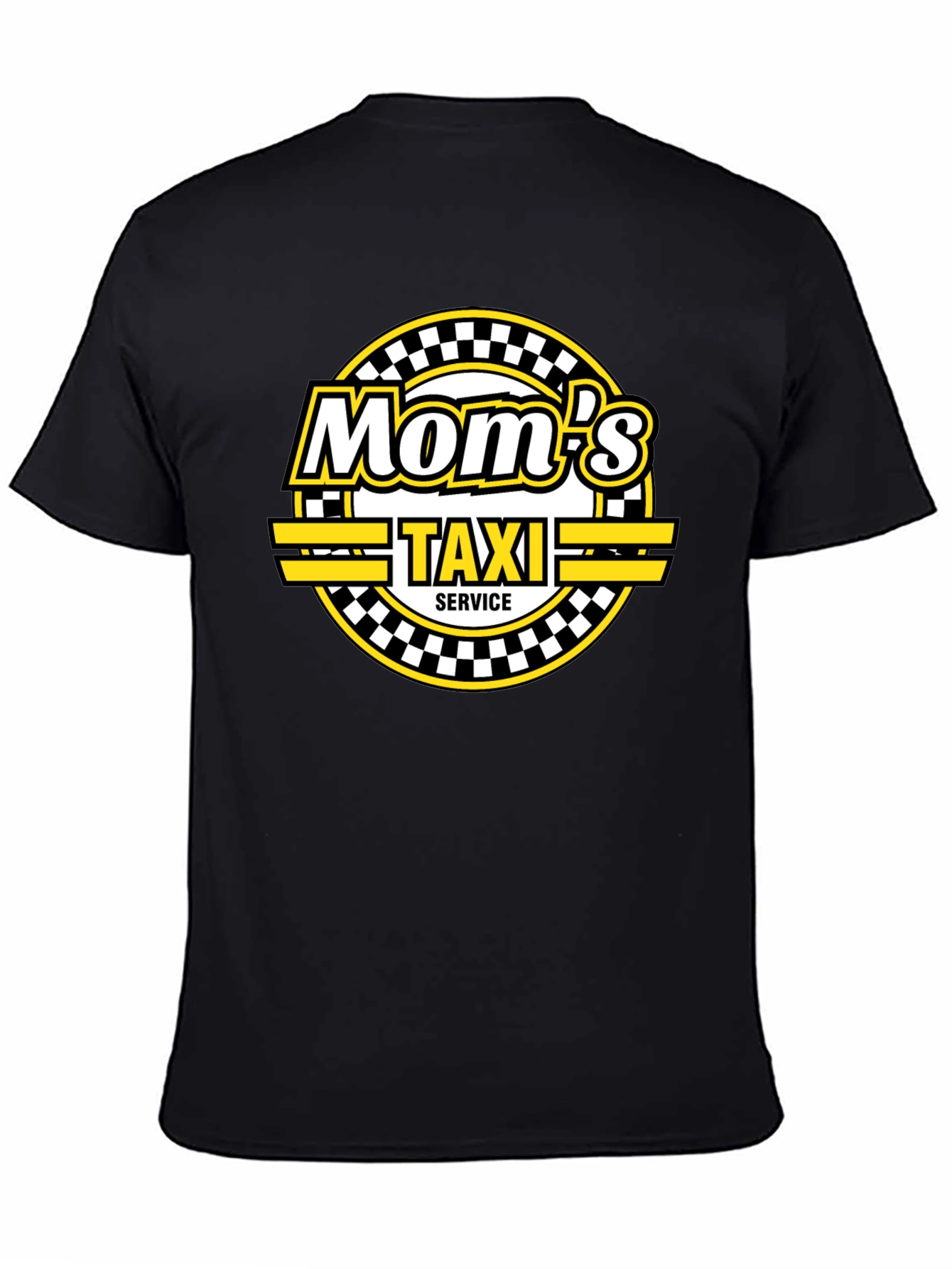 Moms Taxi Service Black T-Shirt