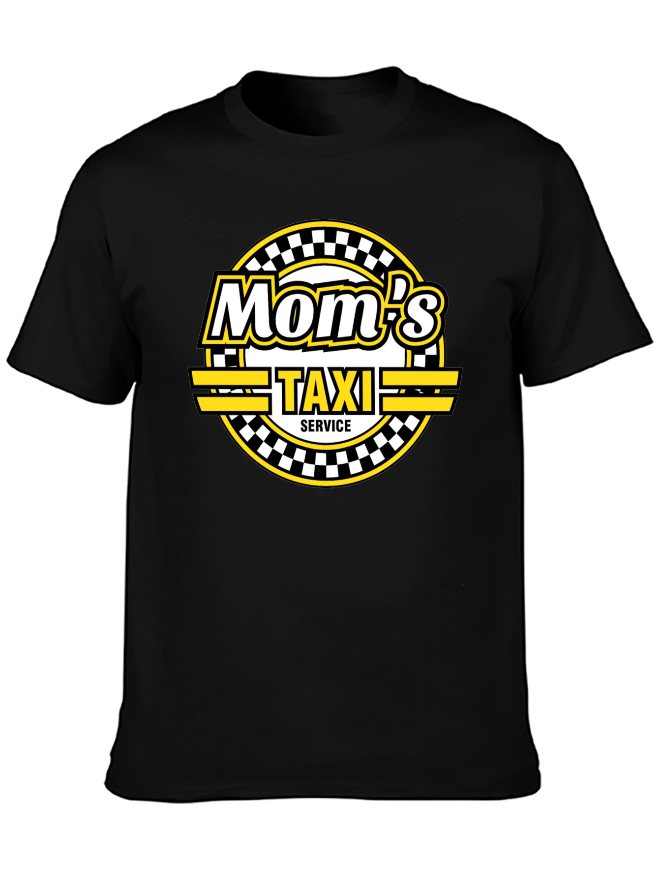 Moms Taxi Service Black T-Shirt