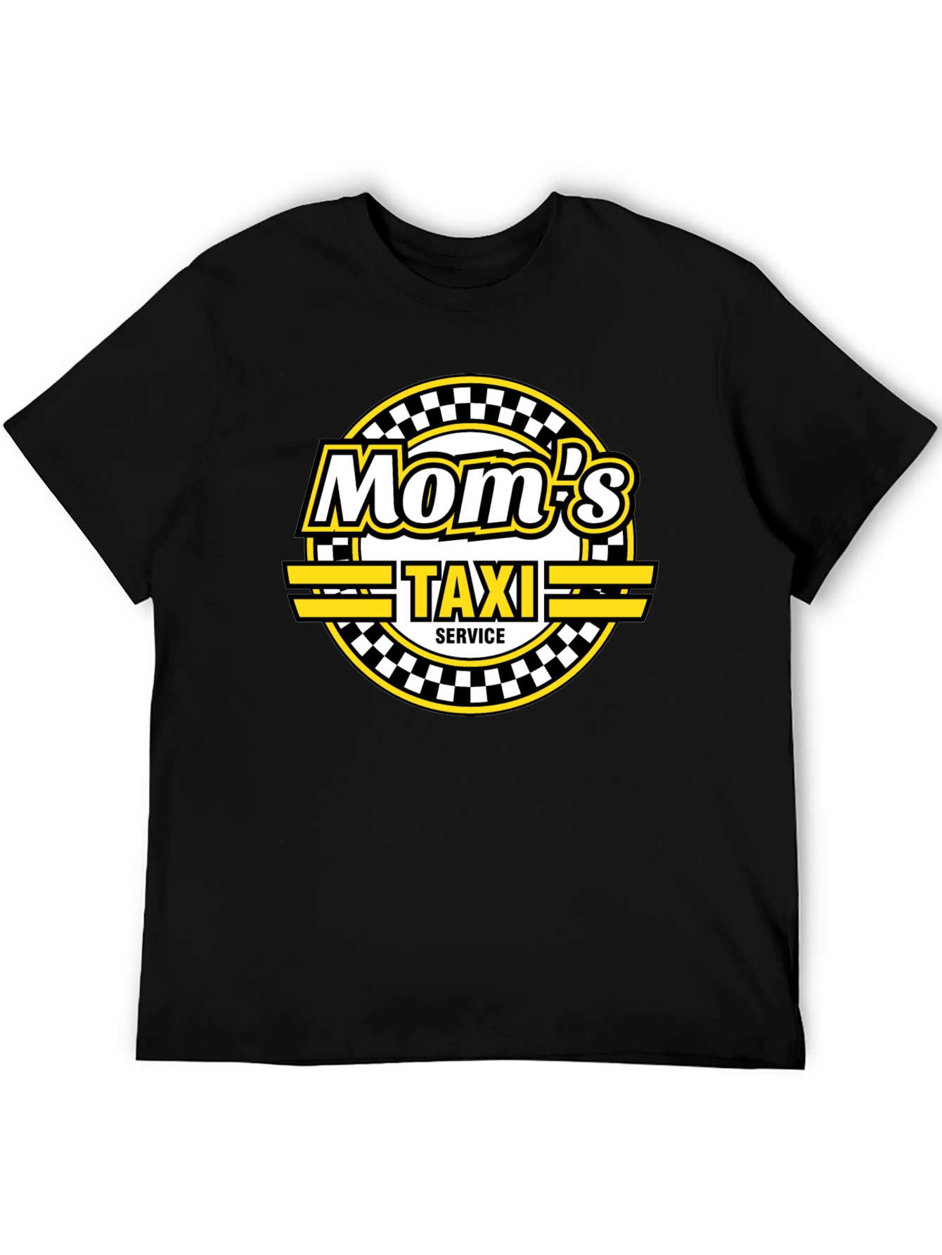 Moms Taxi Service Black T-Shirt