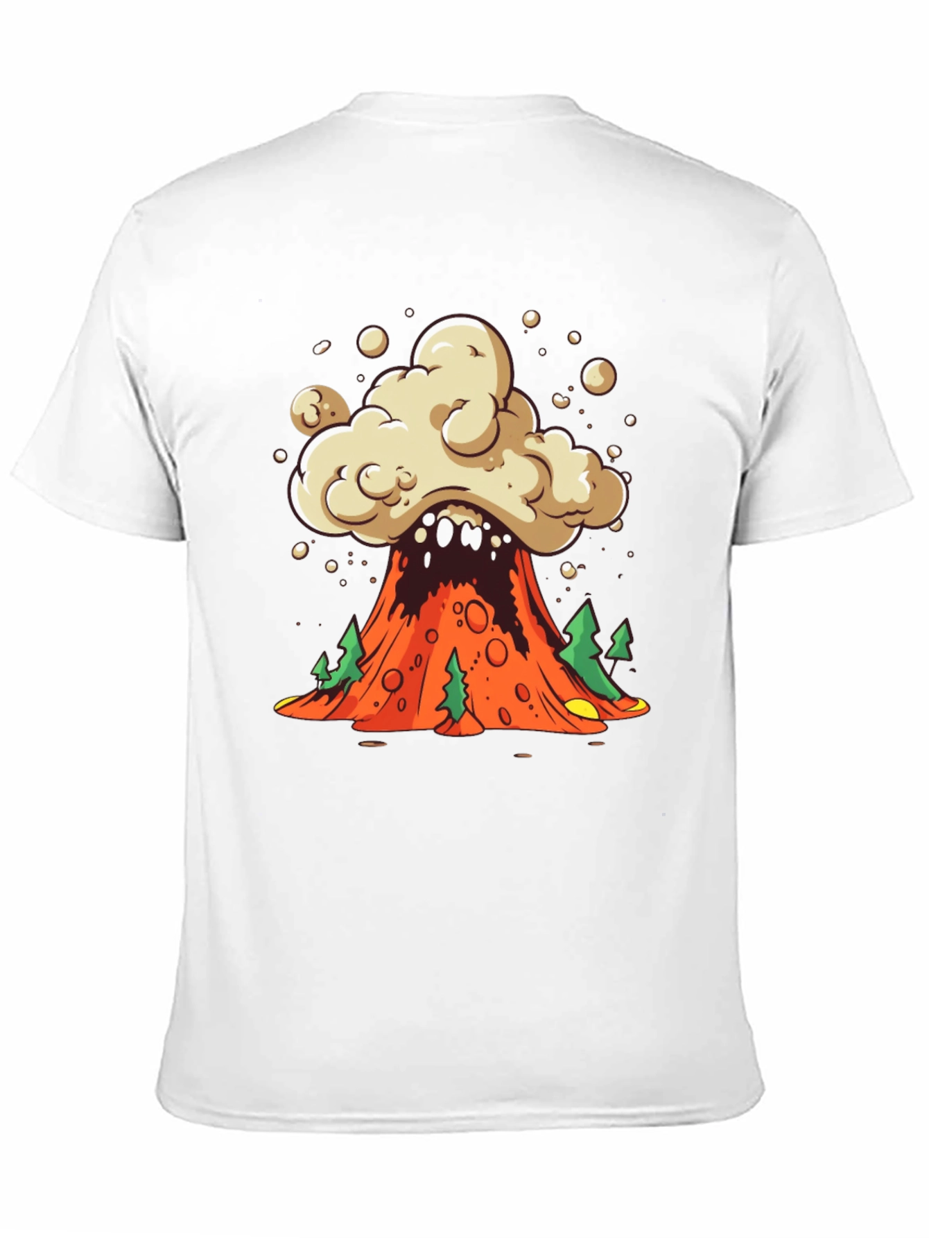 Volcano Explosion Graphic Tee - Unique Design